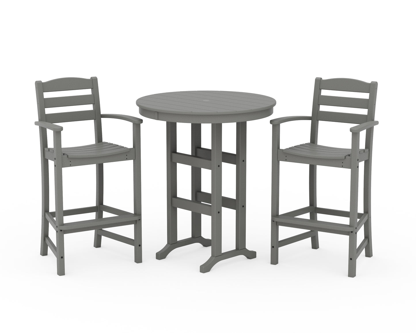 La Casa CafÃ© 3-Piece Round Farmhouse Bar Set