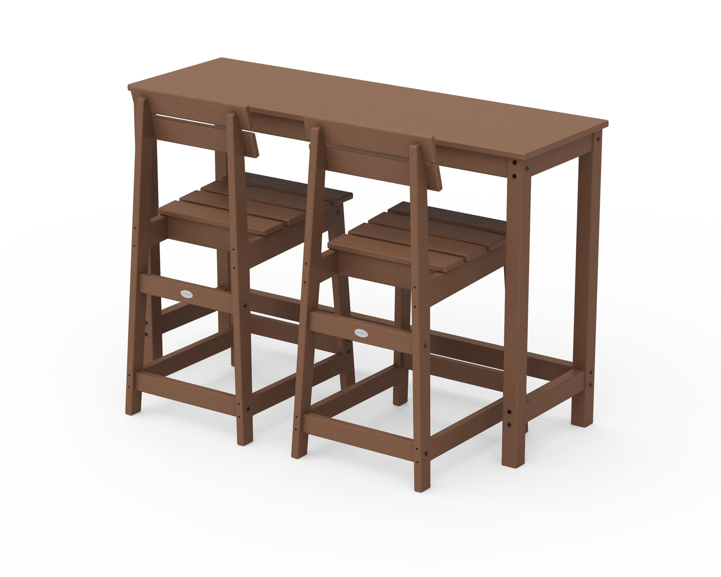 Modern Studio Plaza Counter Chair 3-Piece Balcony Set