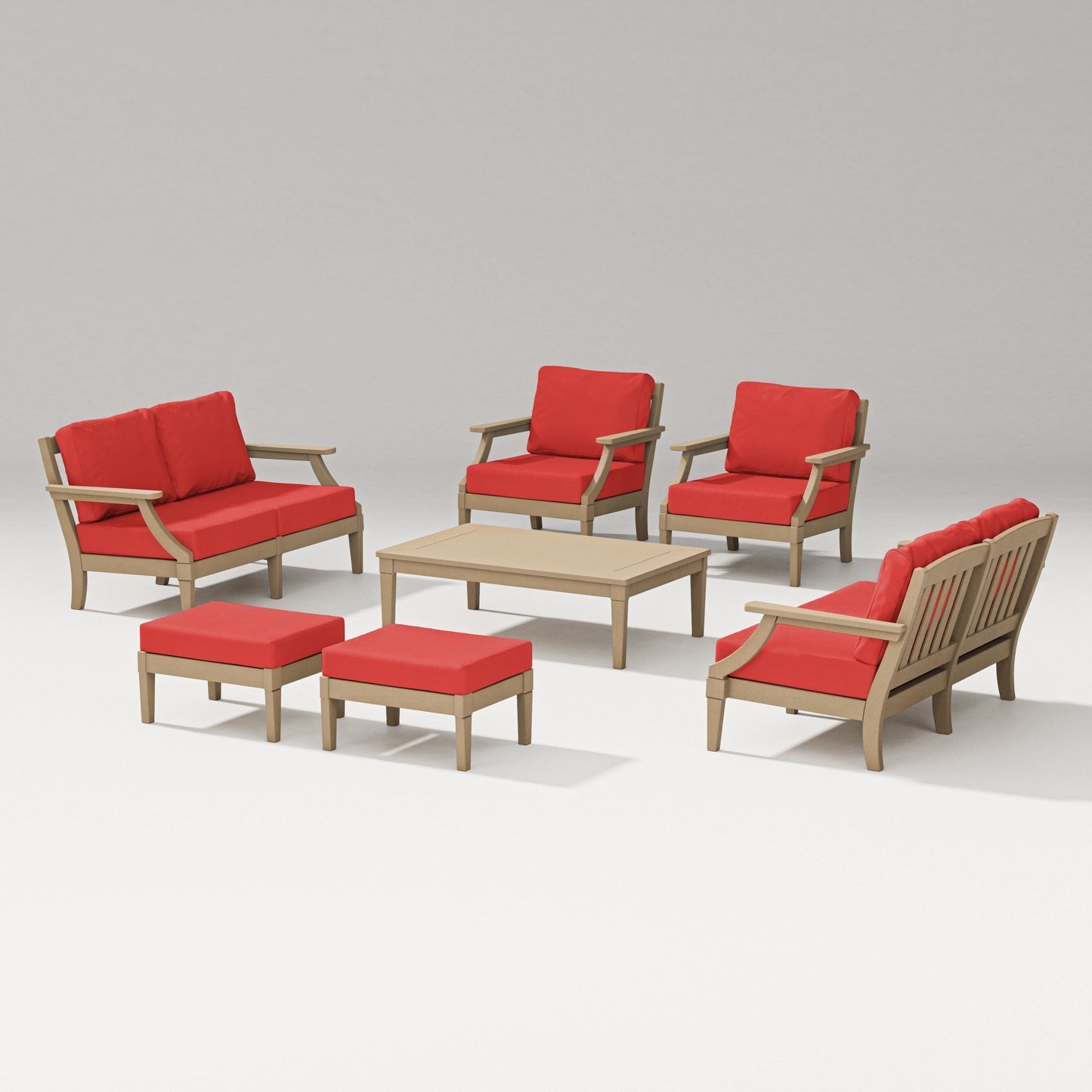 Estate 7-Piece Lounge Loveseat Set