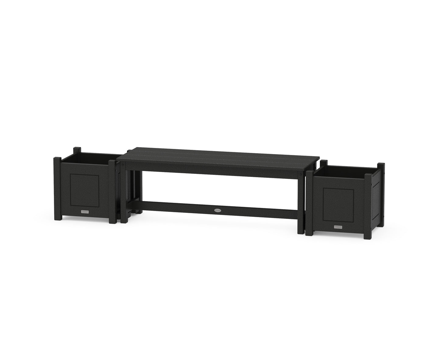 48" Country Living Straight Planter Bench Set