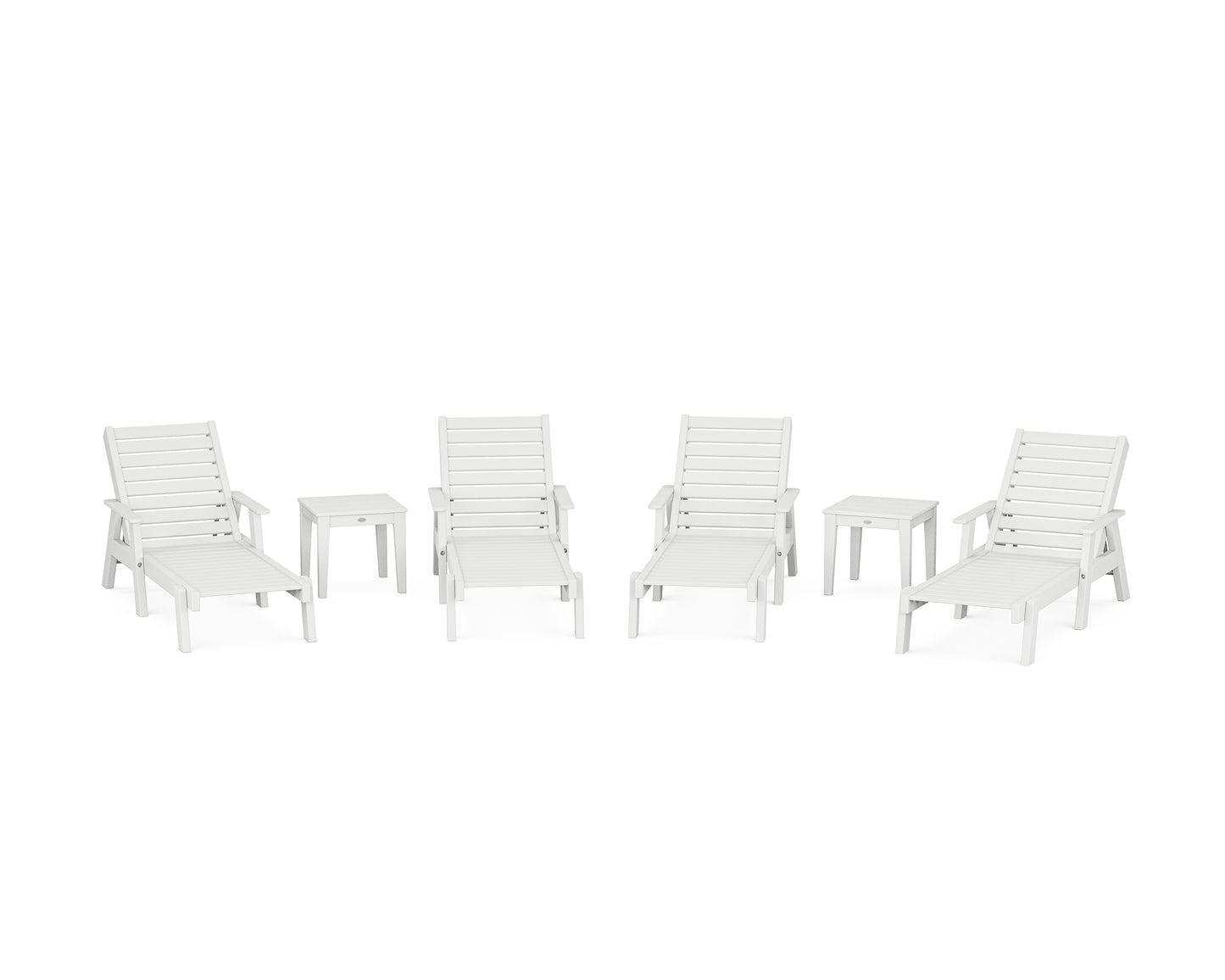 Captain Chaise 6-Piece Set with Arms