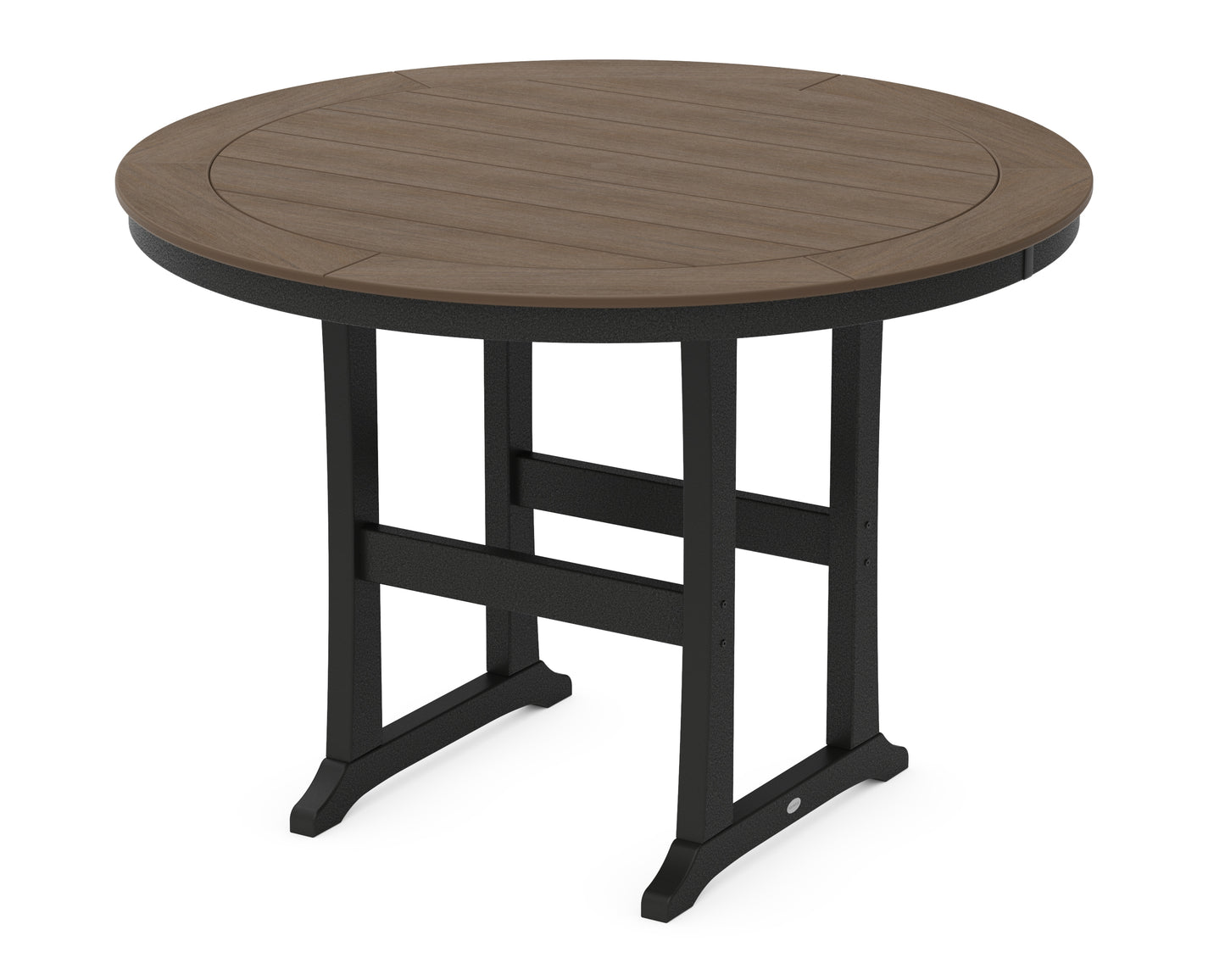 Nautical Trestle 60" Round Bar Table