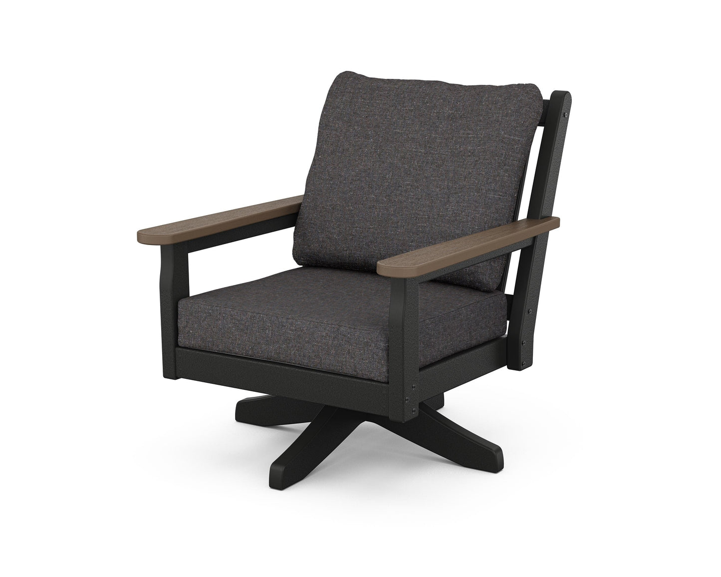 Chippendale Deep Seating Swivel Chair