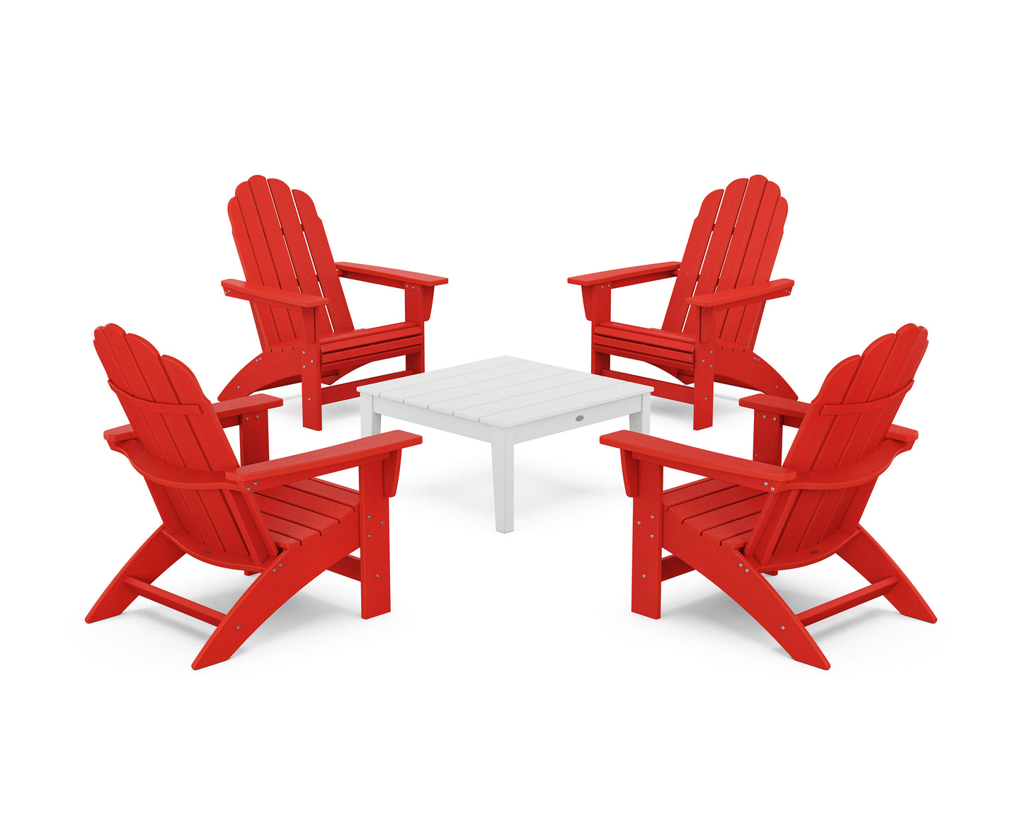 5-Piece Vineyard Grand Adirondack Chair Conversation Group