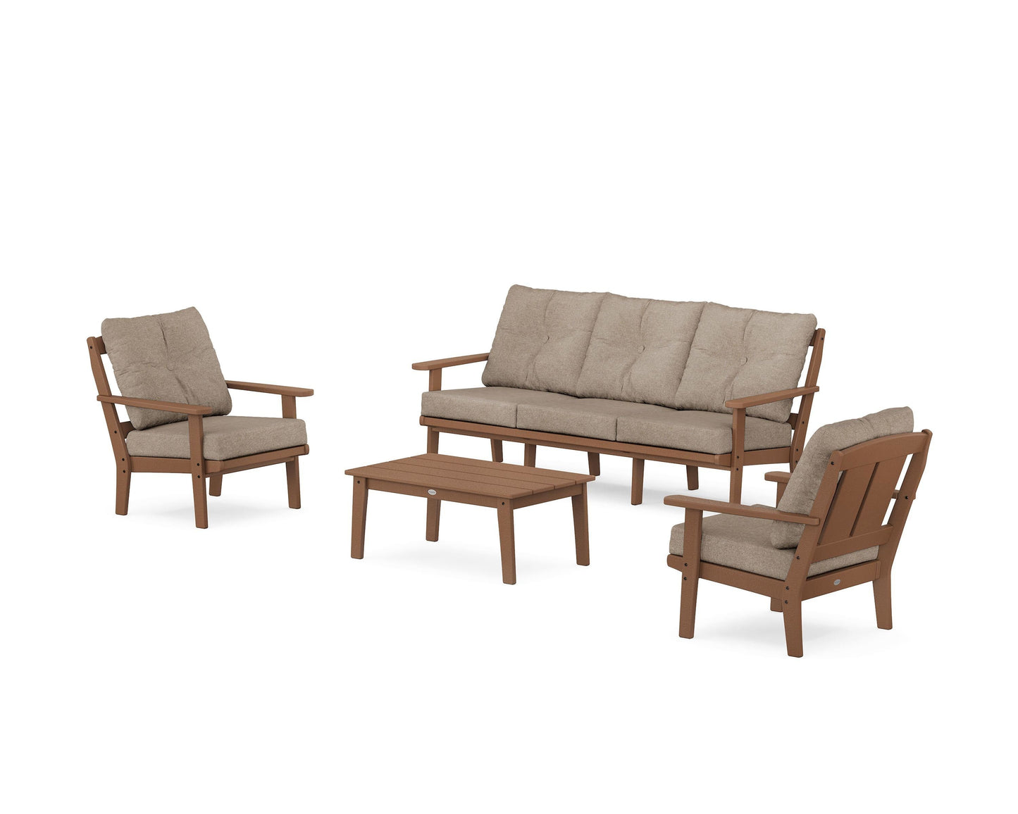 Mission 4-Piece Deep Seating Set with Sofa