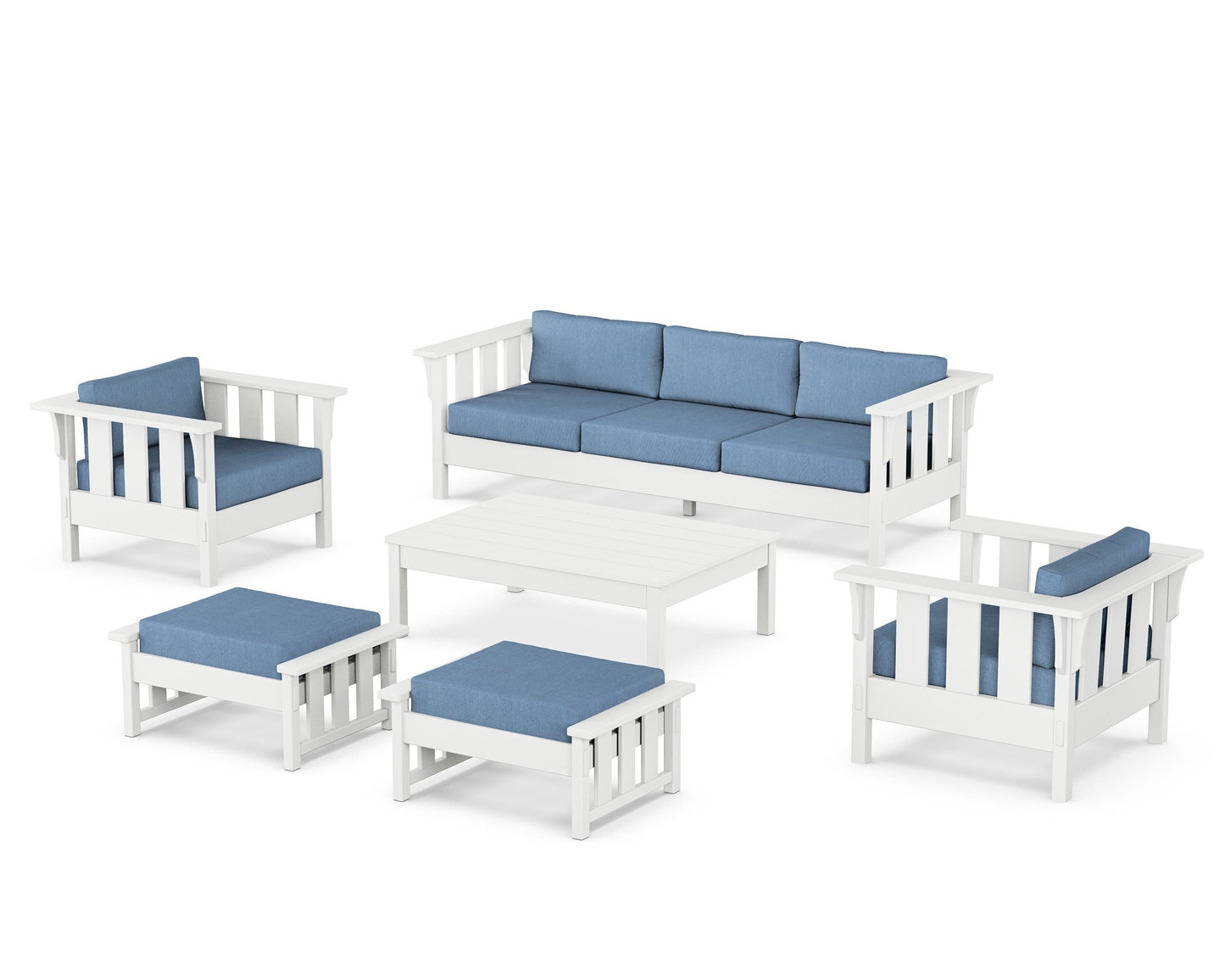 Acadia 6-Piece Lounge Sofa Set
