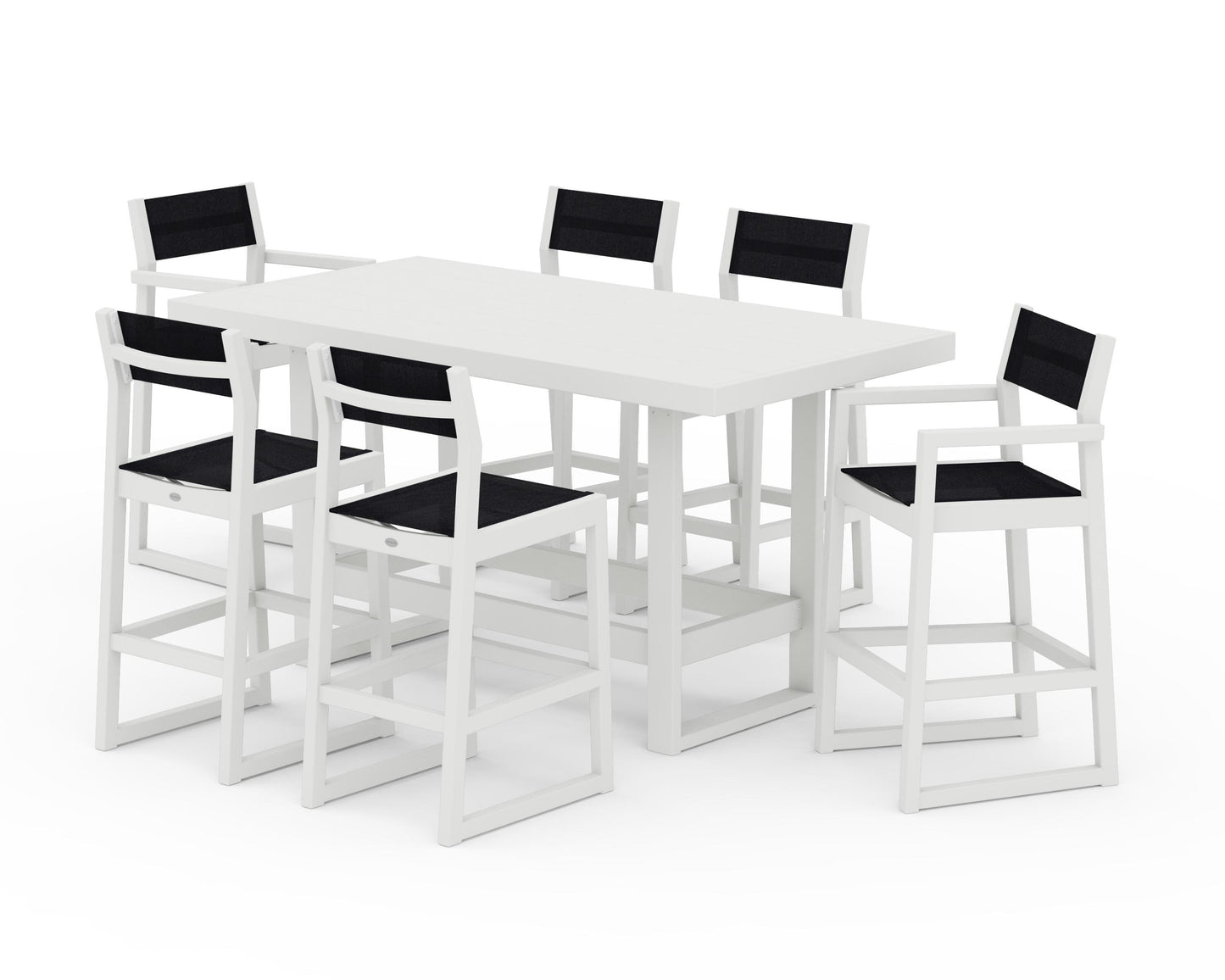 EDGE Sling 7-Piece Bar Table Set