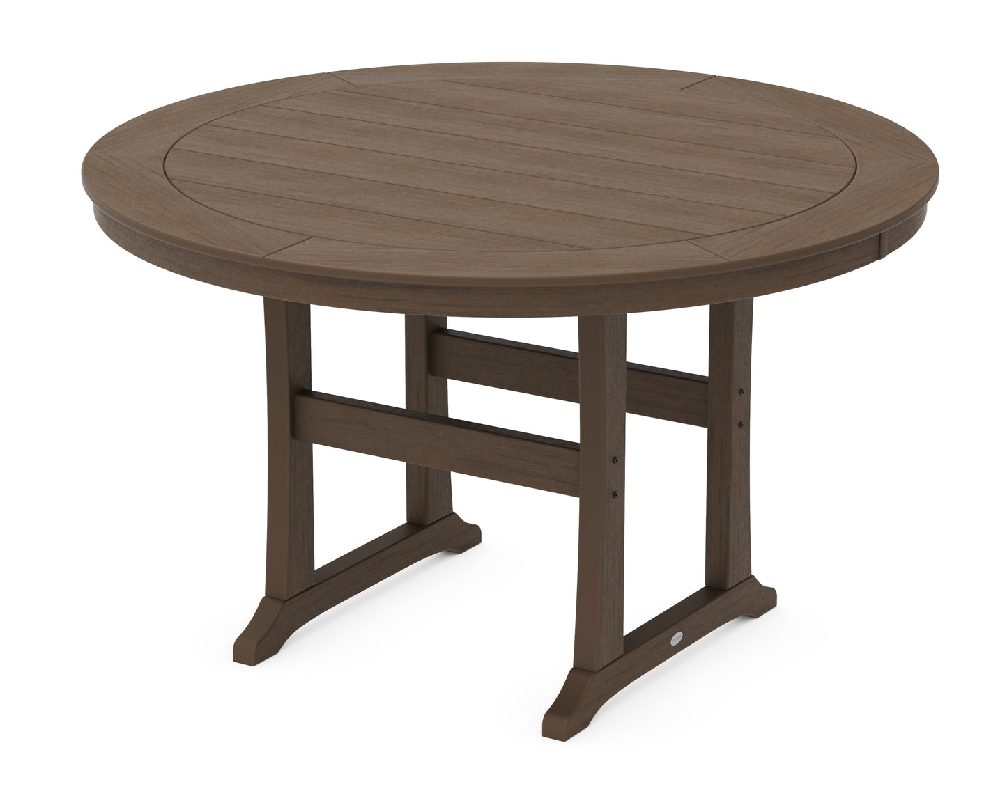 Nautical Trestle 60" Round Counter Table