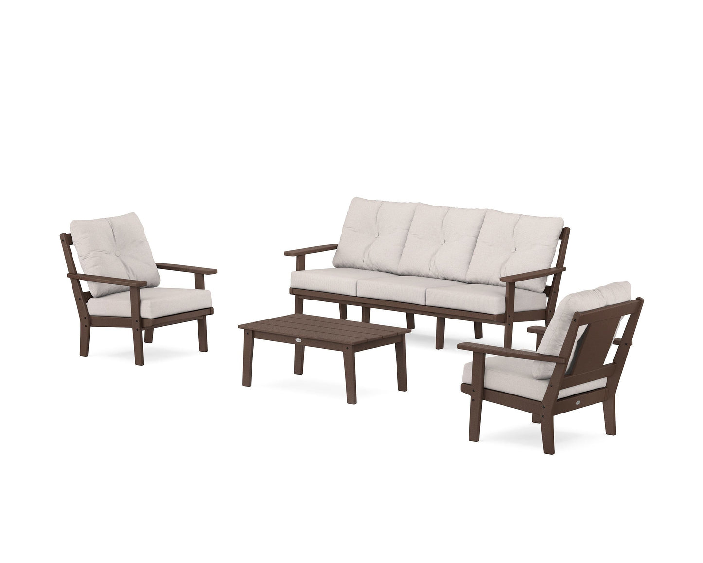 Prairie 4-Piece Deep Seating Set with Sofa