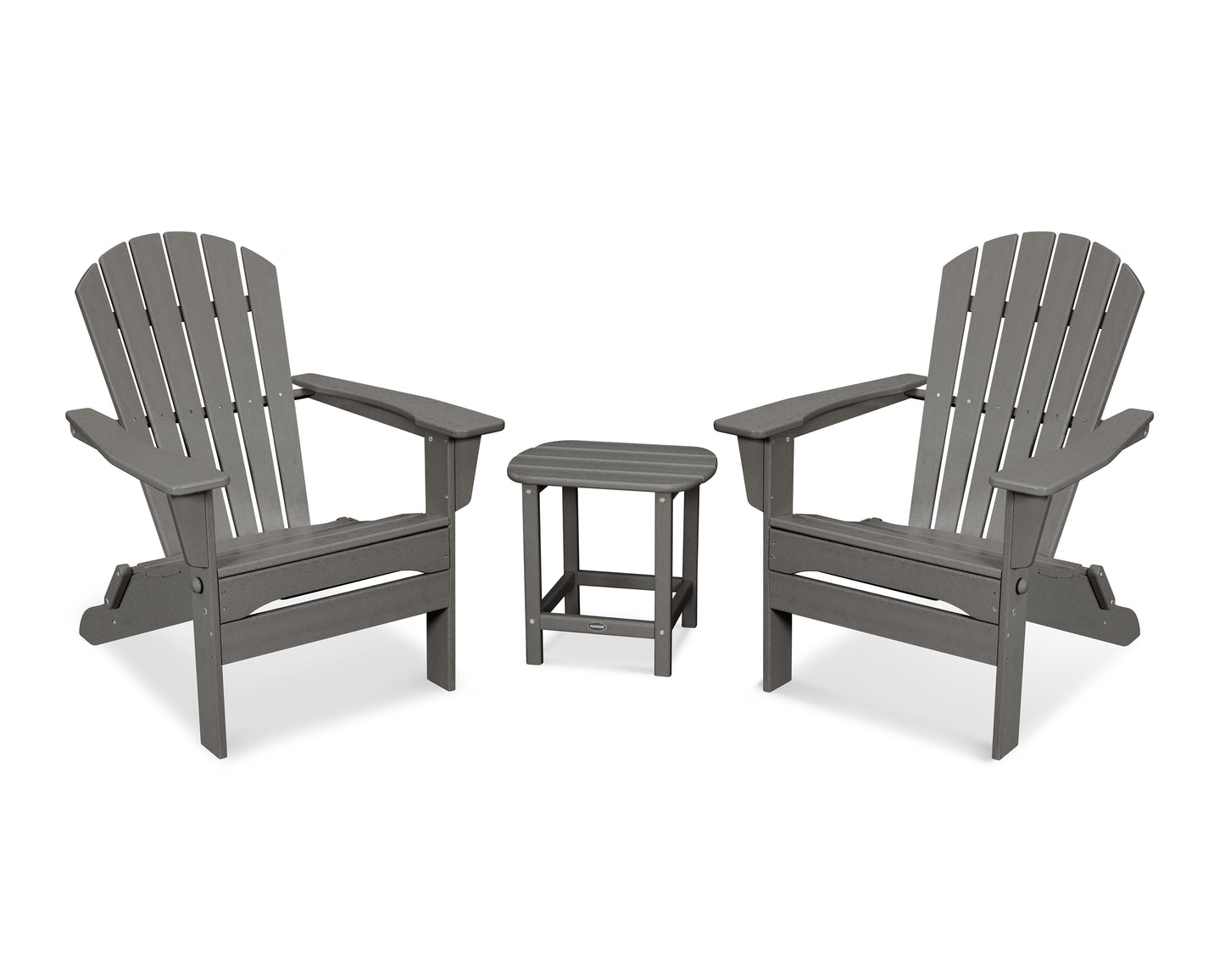 South Beach 3-Piece Folding Adirondack Set