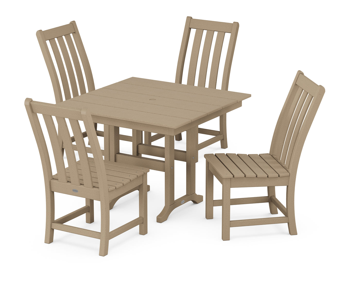 Vineyard Side Chair 5-Piece Farmhouse Dining Set