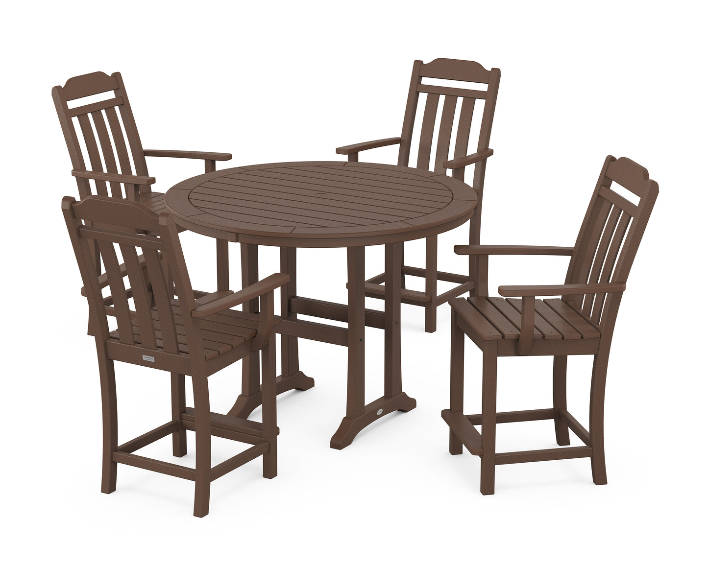 Cottage 5-Piece Round Counter Set