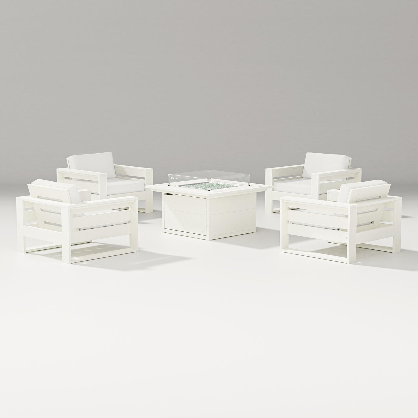 Latitude 5-Piece Lounge Fire Table Set