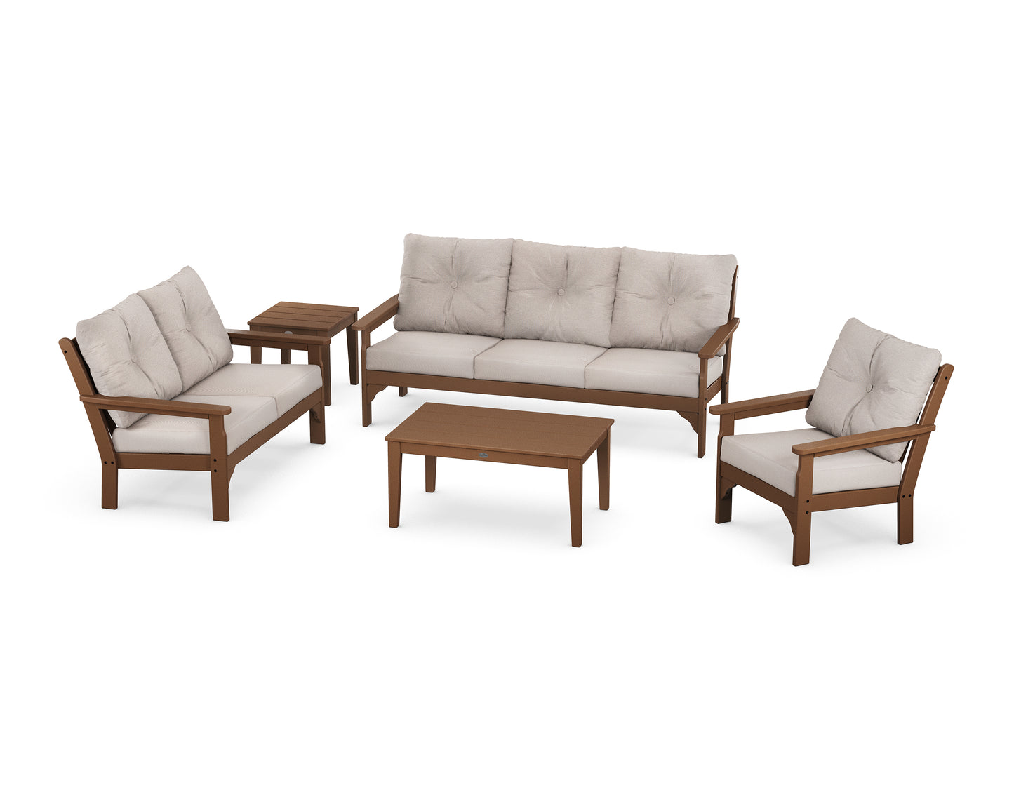 Vineyard 5 Piece Deep Seating Set