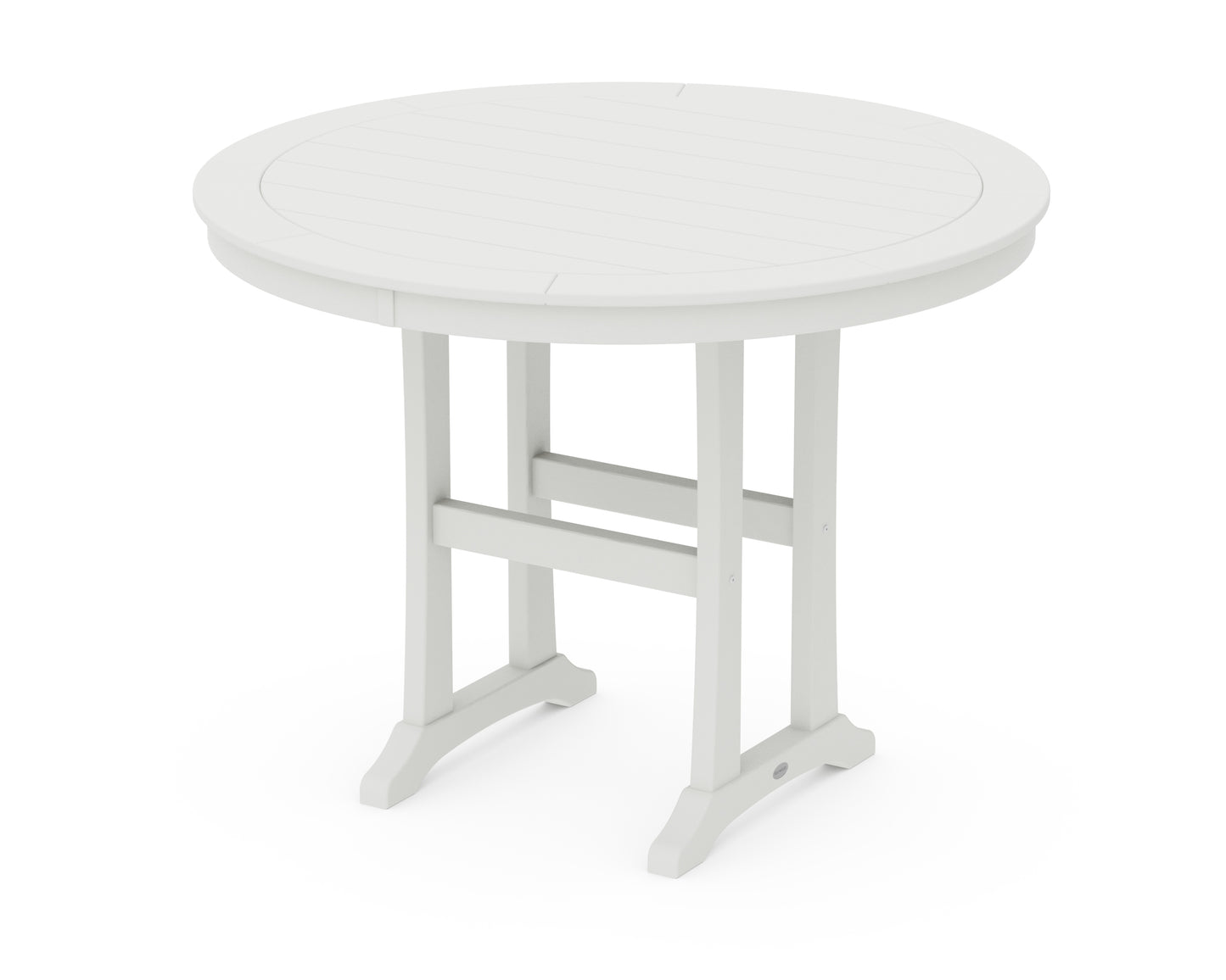 Nautical Trestle 48" Round Counter Table