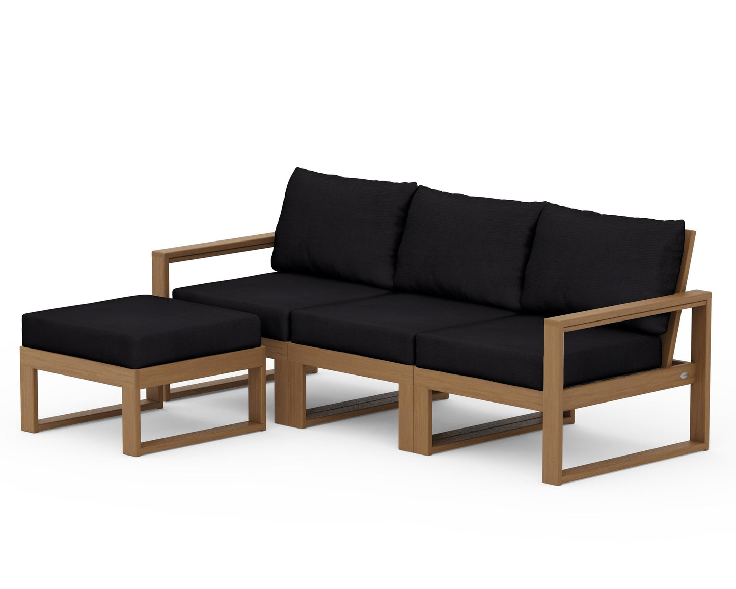 EDGE 4-Piece Modular Deep Seating Set with Ottoman