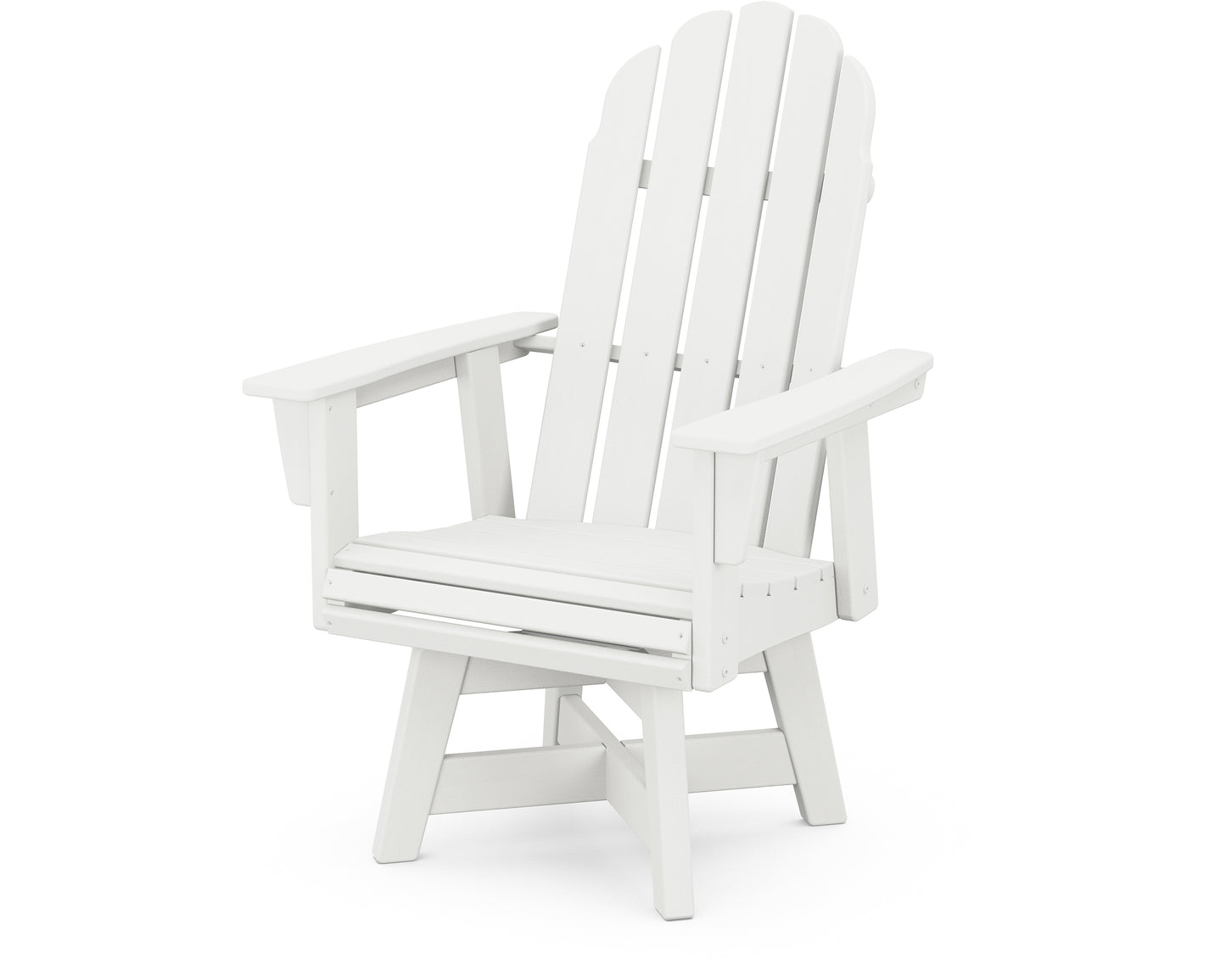 Vineyard Curveback Adirondack Swivel Dining Chair