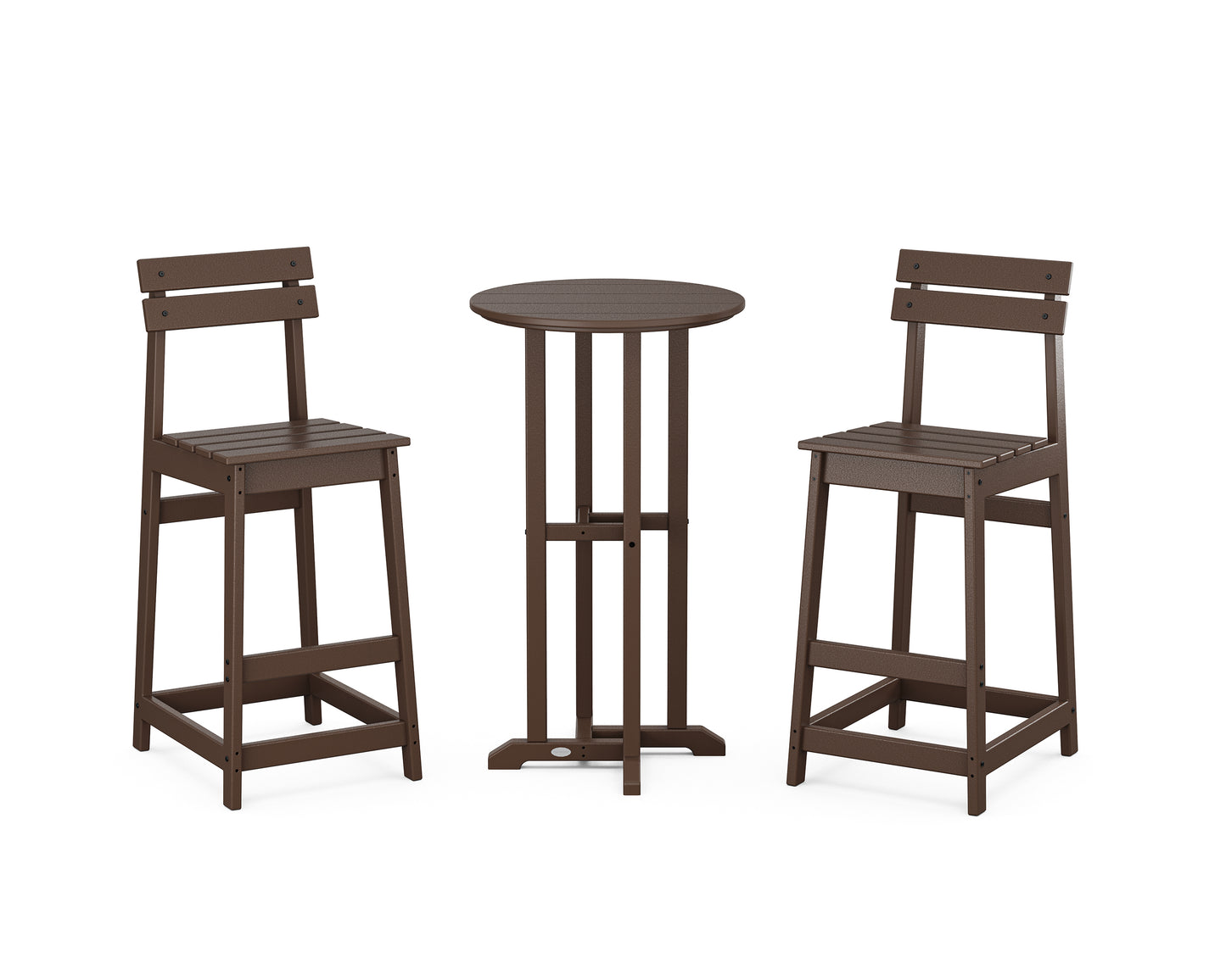 Modern Studio Plaza Bar Chair 3-Piece Bistro Set