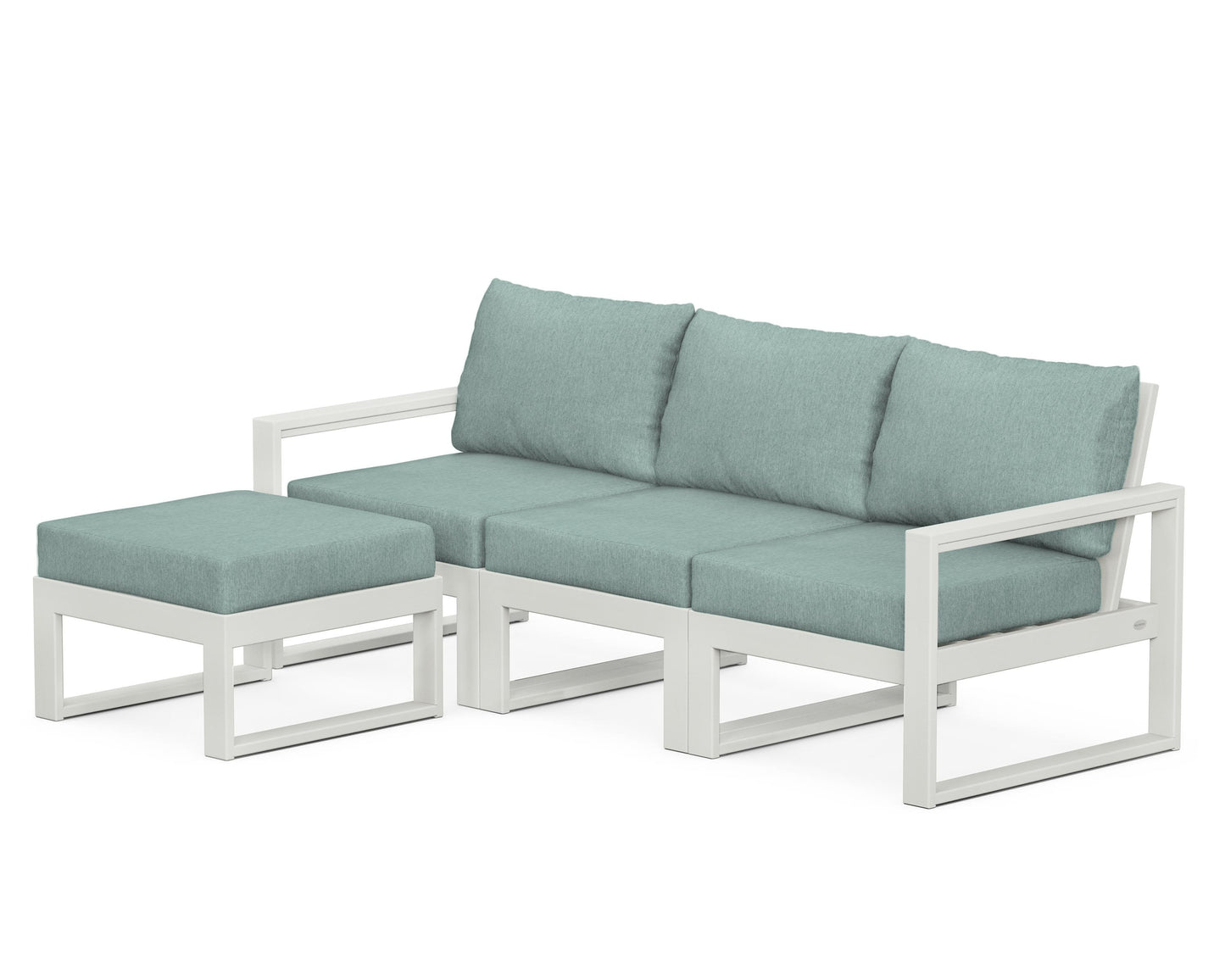 EDGE 4-Piece Modular Deep Seating Set with Ottoman