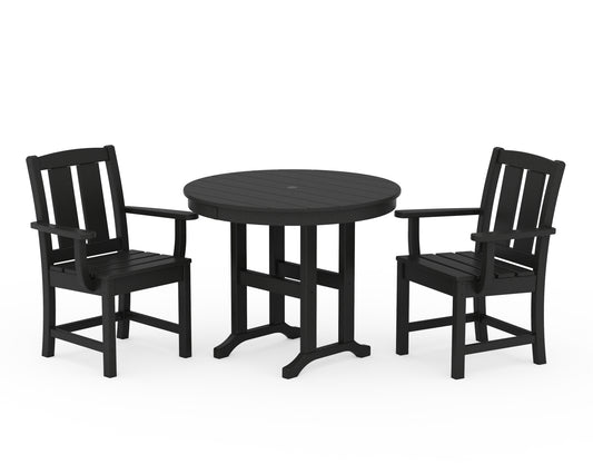 Mission 3-Piece Farmhouse Dining Set