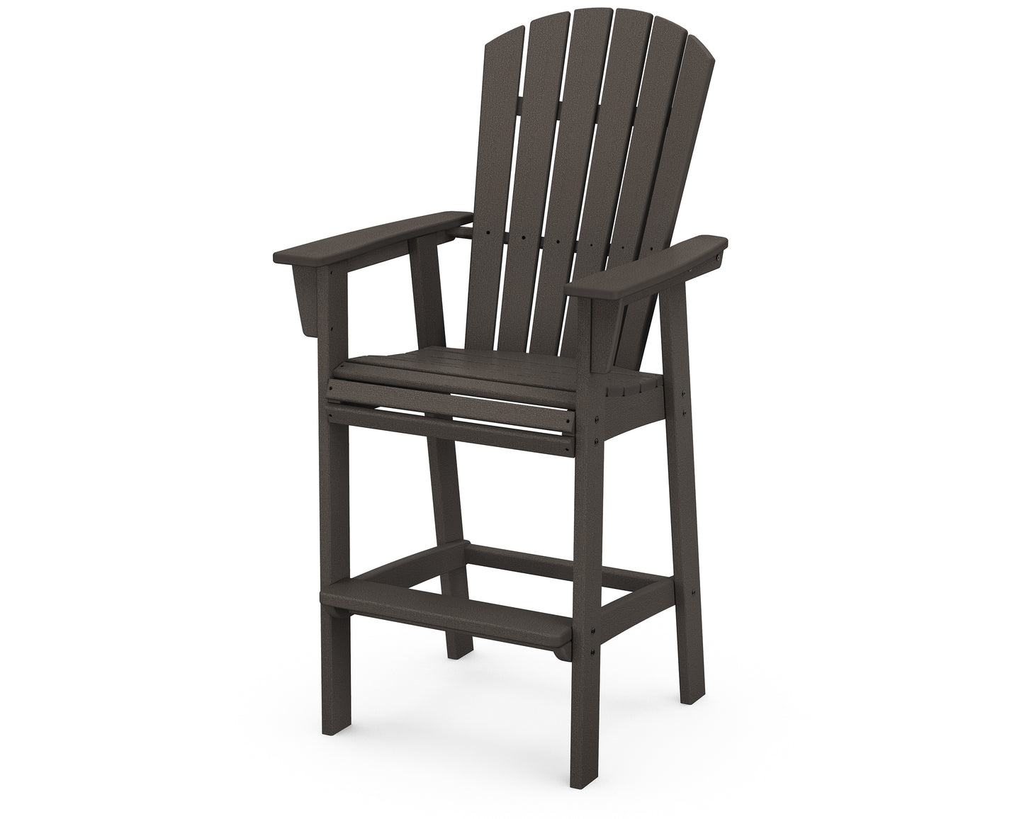 Nautical Curveback Adirondack Bar Chair