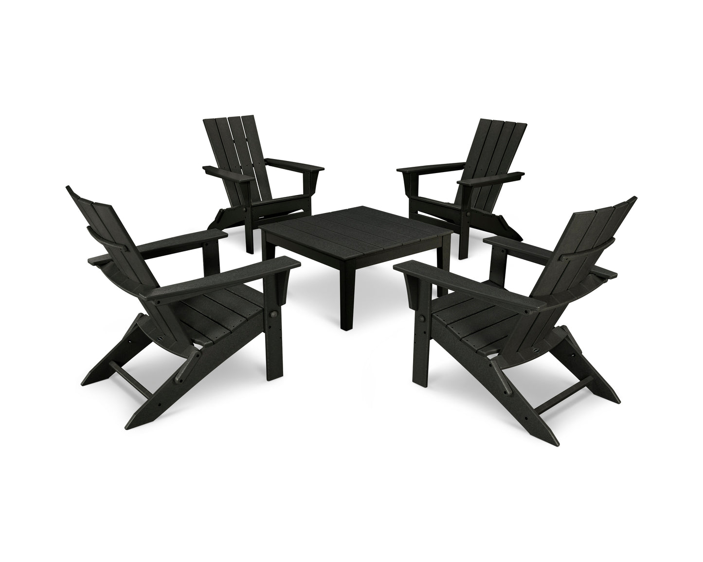 Quattro Folding Chair 5-Piece Conversation Set