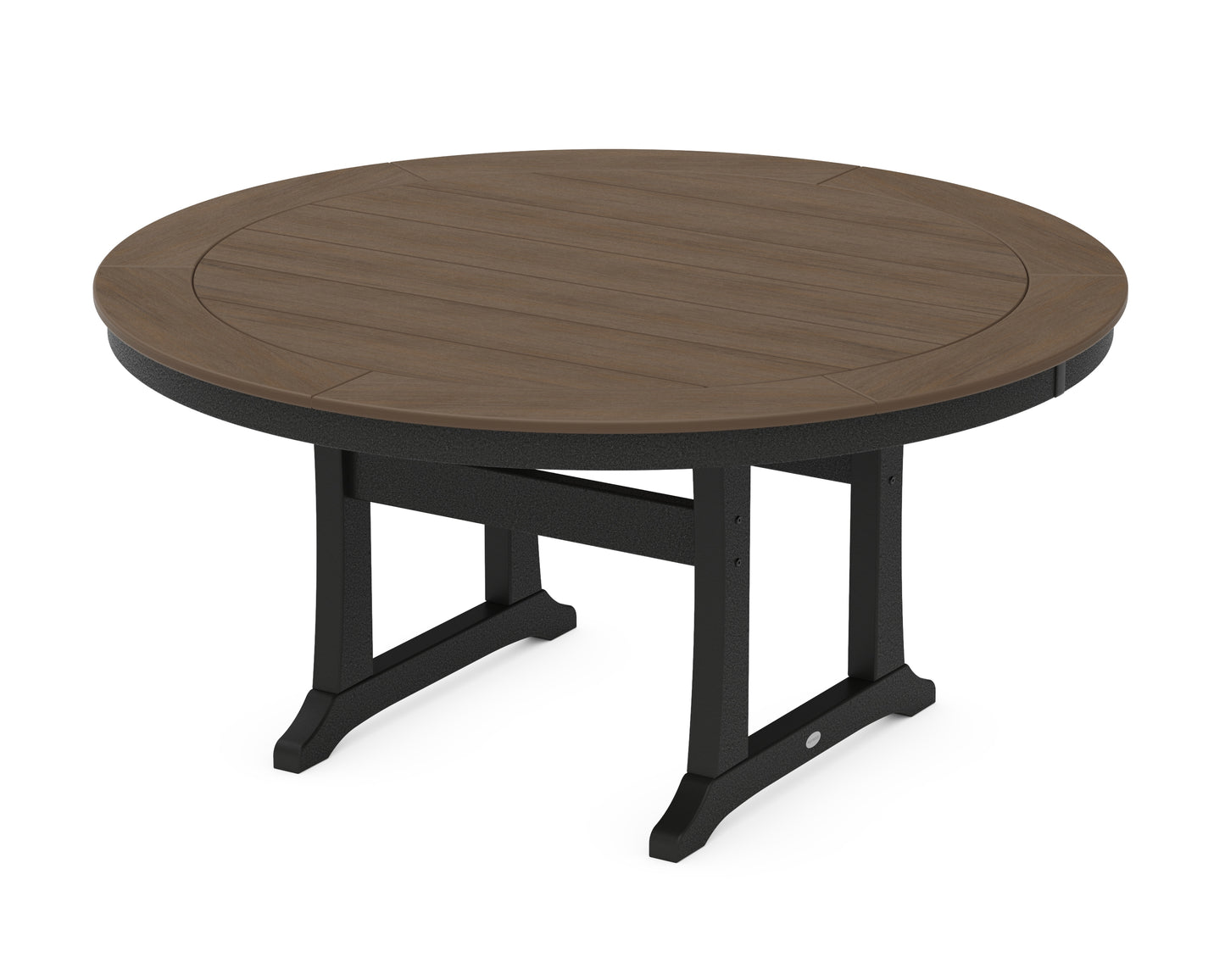 Nautical Trestle 60" Round Dining Table
