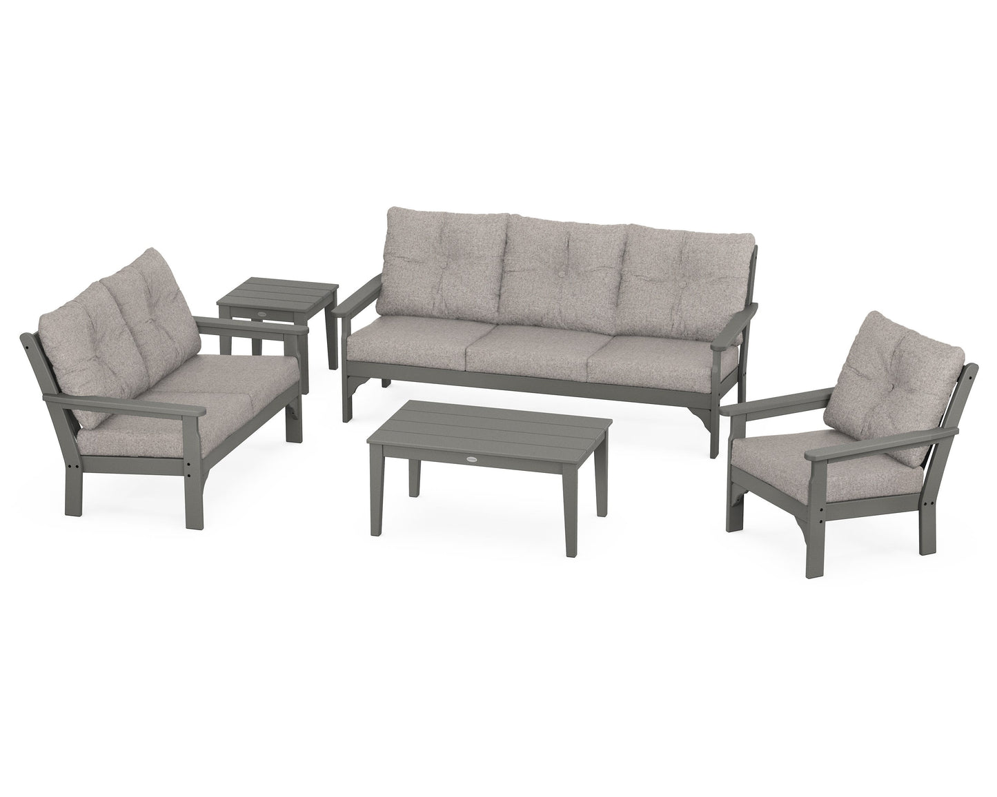 Vineyard 5 Piece Deep Seating Set