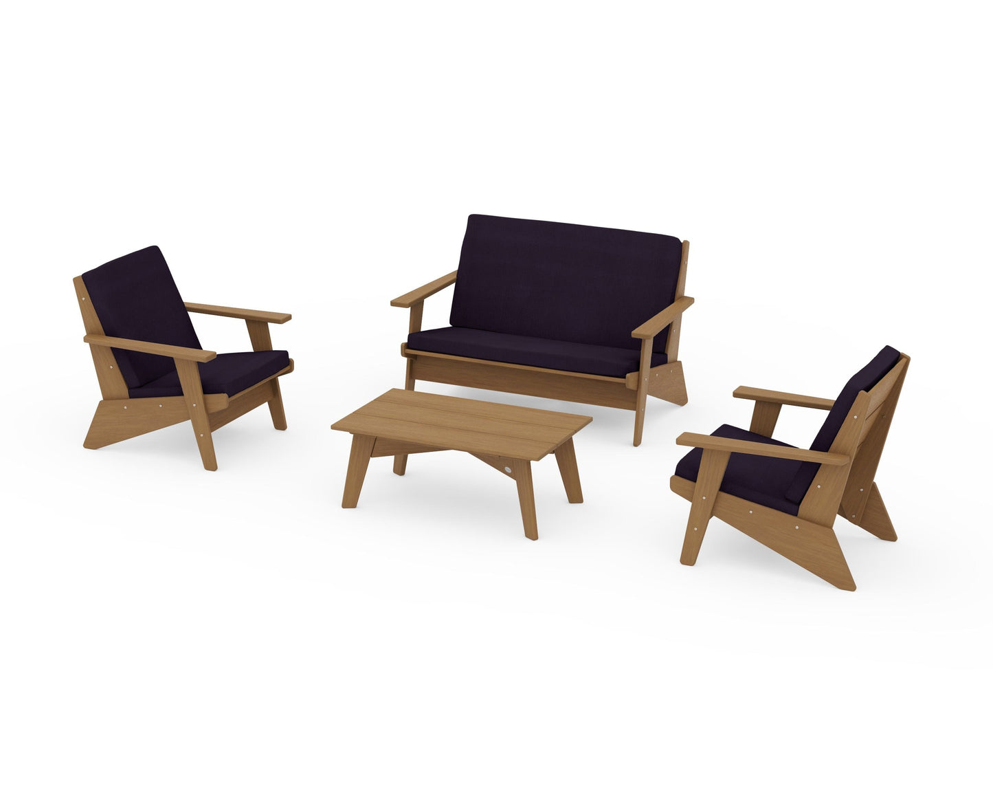 Riviera Modern Lounge 4-Piece Set