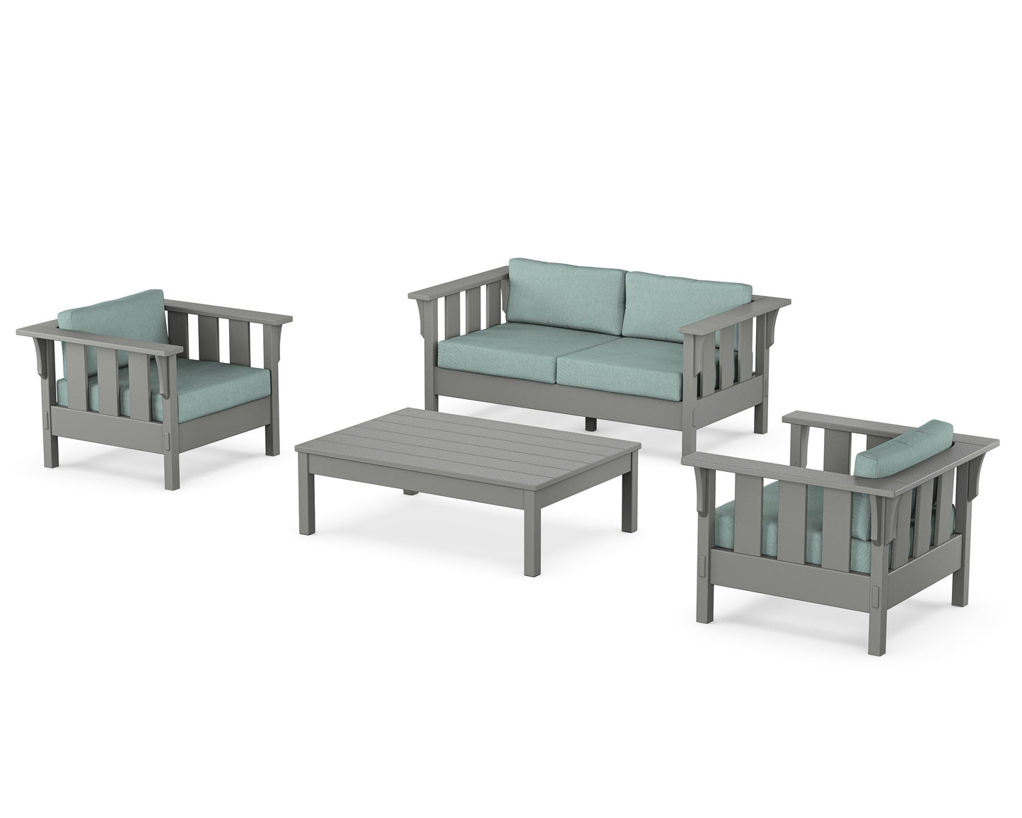 Acadia 4-Piece Deep Seating Set with Loveseat