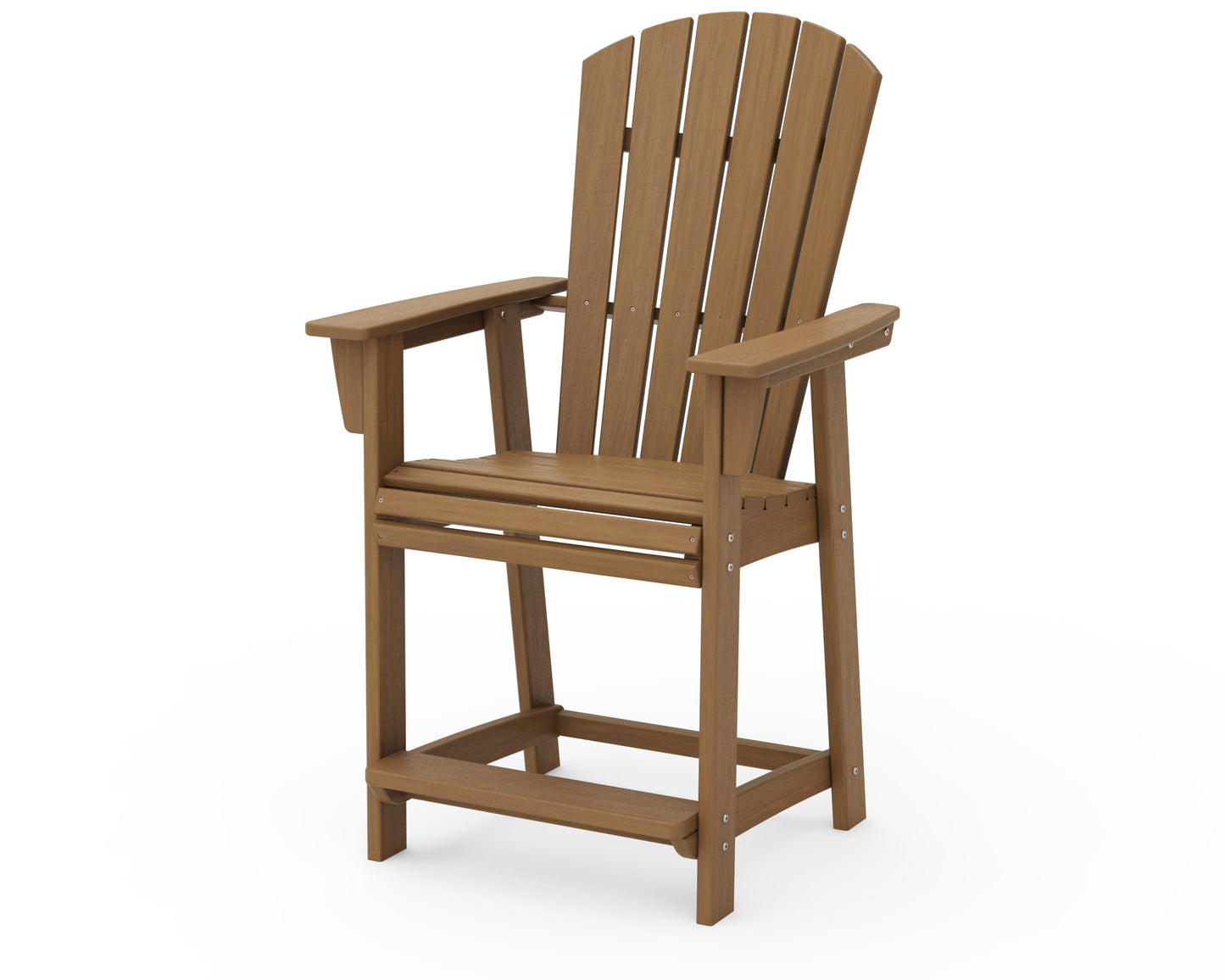 Nautical Curveback Adirondack Counter Chair