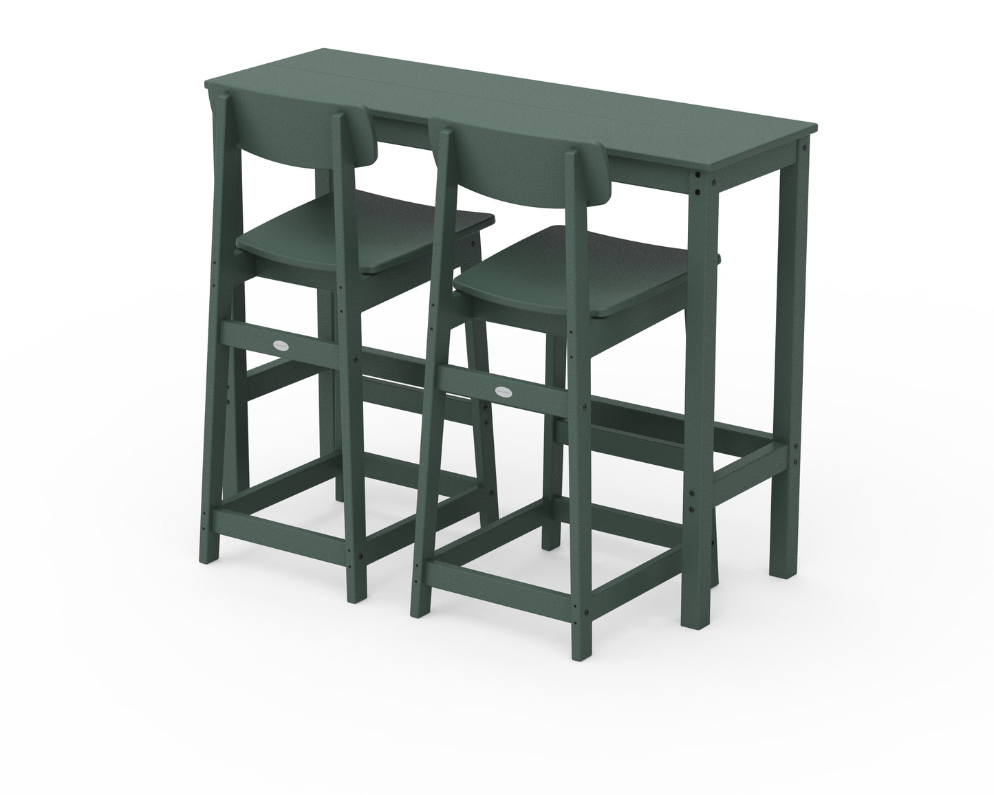 Modern Studio Urban Bar Chair 3-Piece Balcony Set