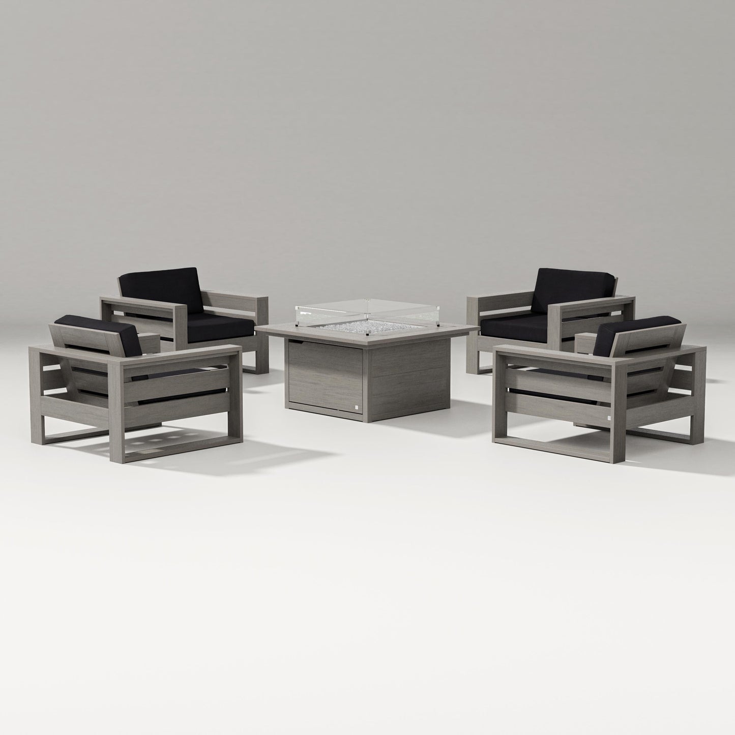 Latitude 5-Piece Lounge Fire Table Set