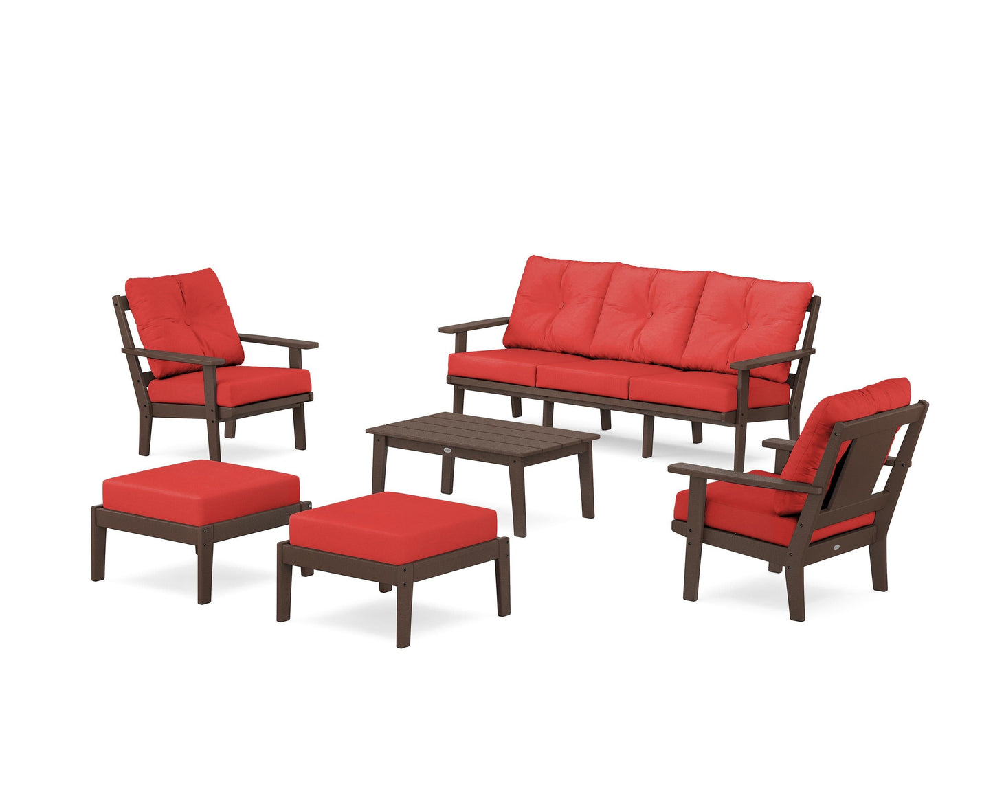Prairie 6-Piece Lounge Sofa Set