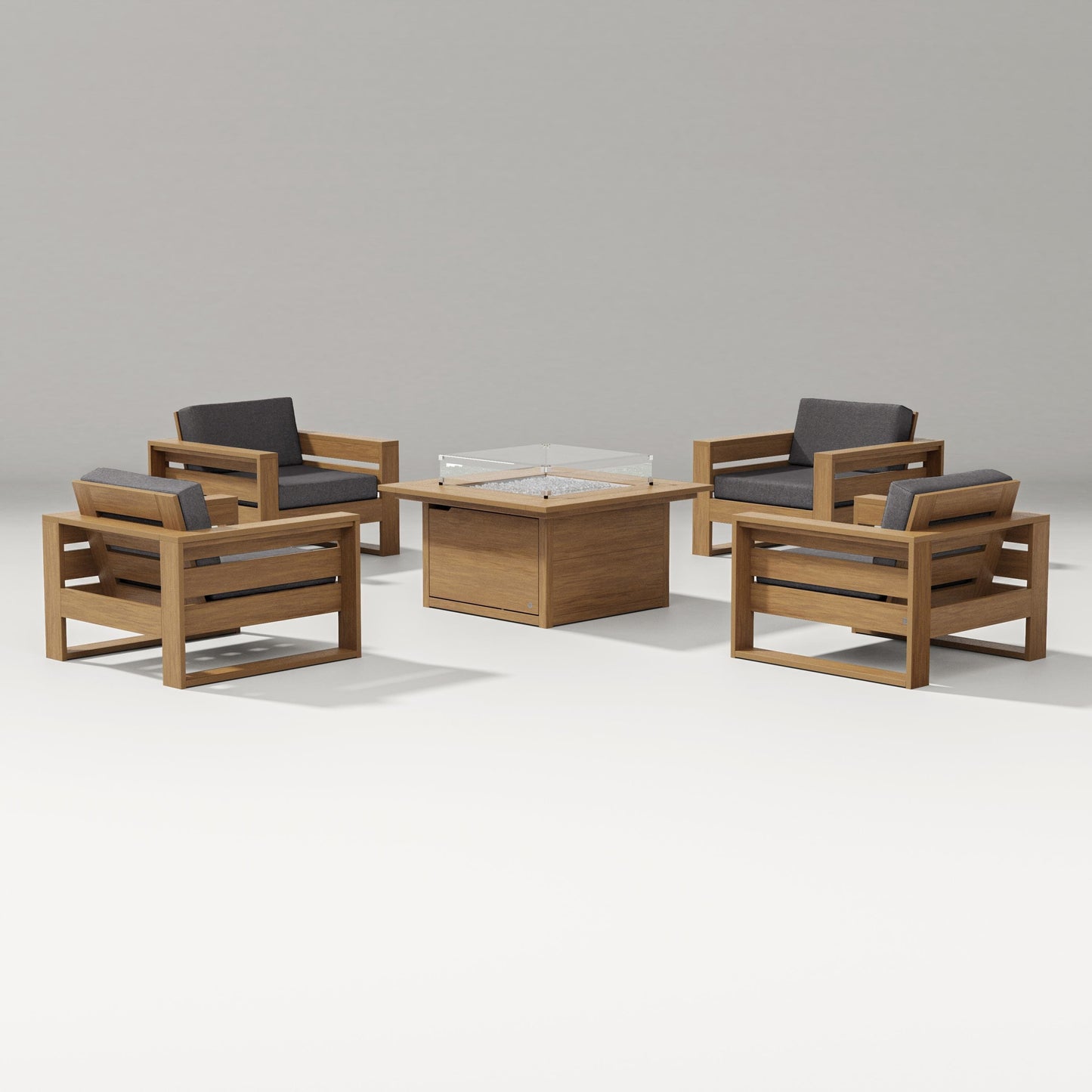 Latitude 5-Piece Lounge Fire Table Set