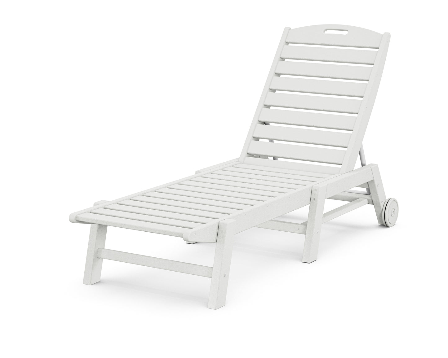 Nautical Chaise with Wheels
