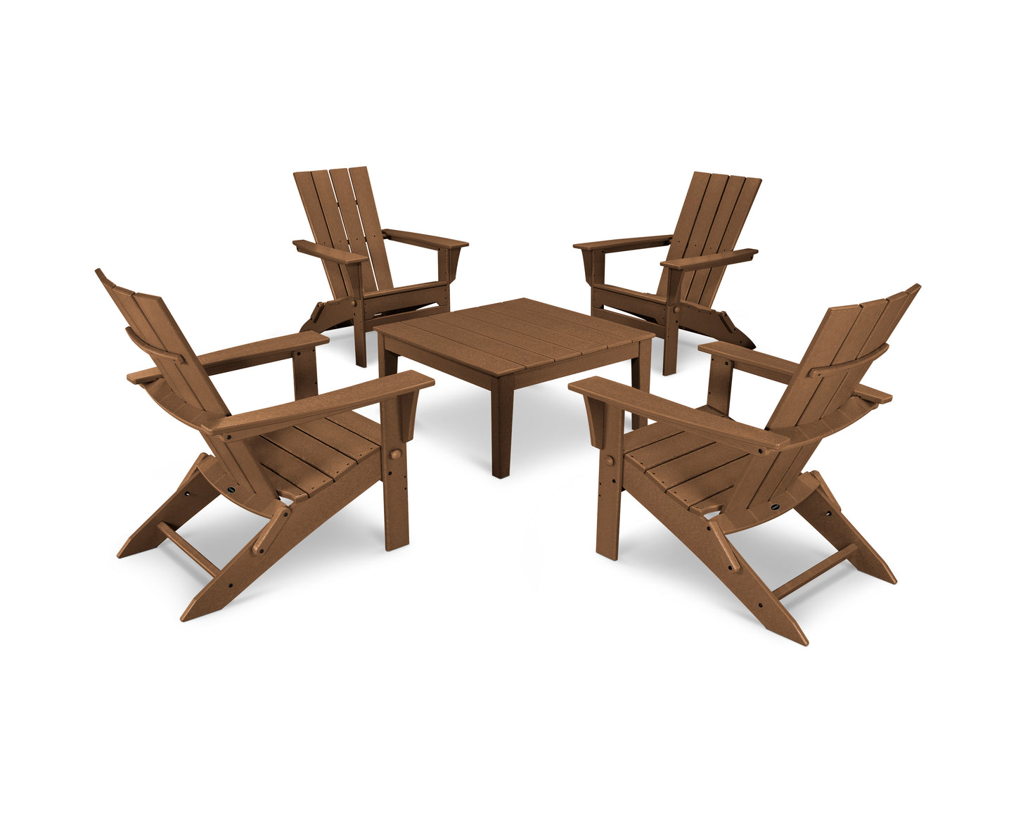 Quattro Folding Chair 5-Piece Conversation Set