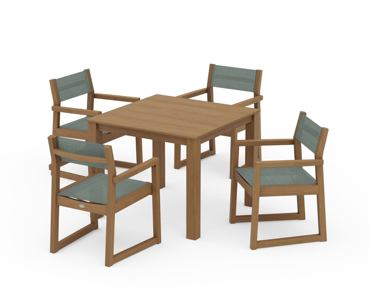 EDGE Sling Arm Chair 5-Piece Parsons Dining Set