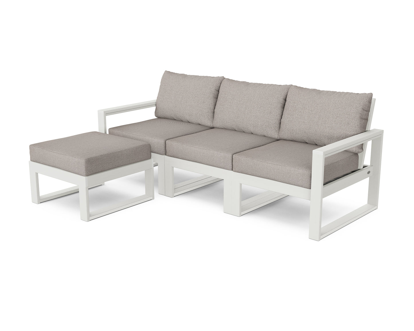 EDGE 4-Piece Modular Deep Seating Set with Ottoman