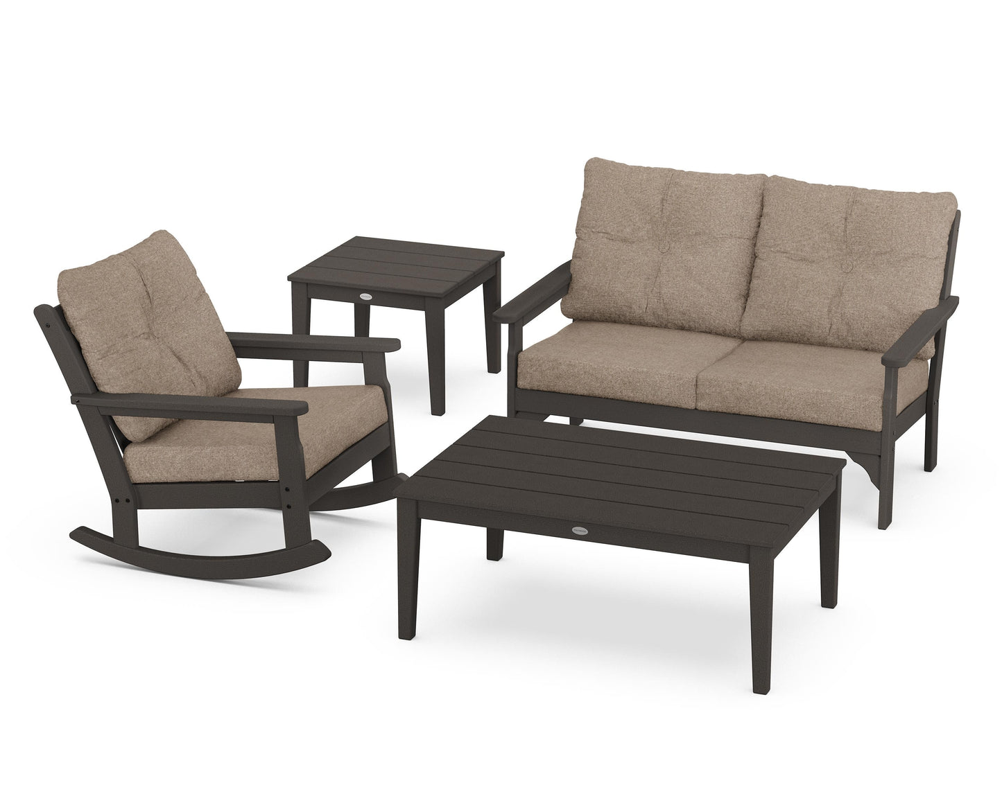 Vineyard 4-Piece Deep Seating Rocker Set