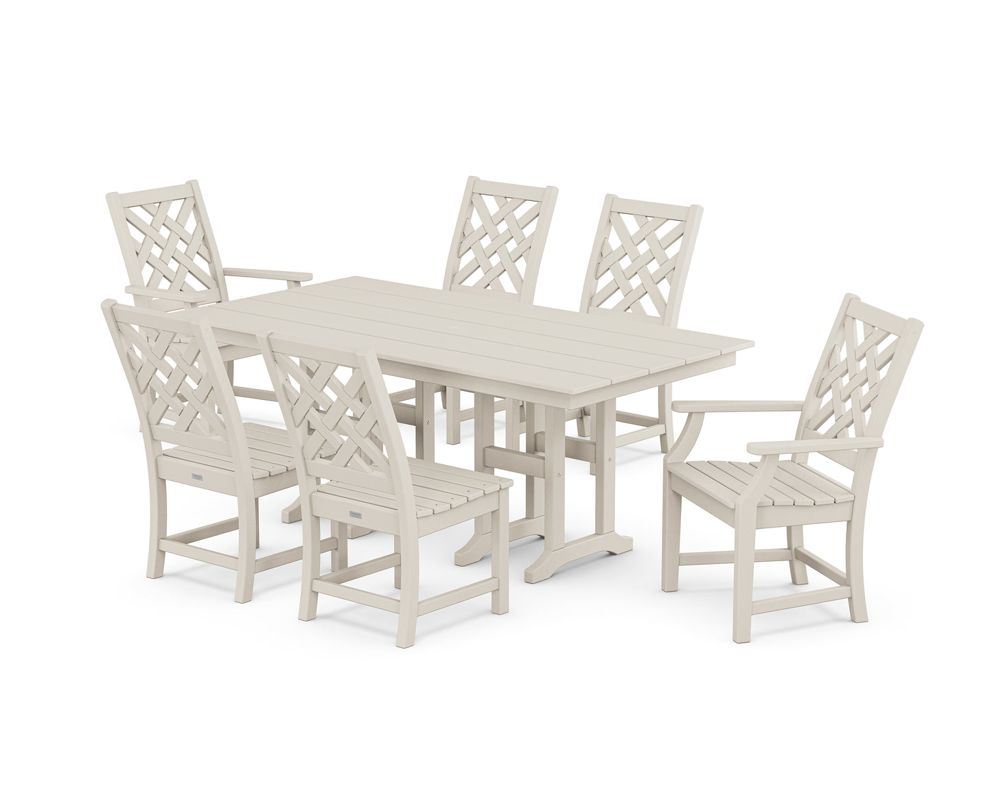 Wovendale 7-Piece Farmhouse Dining Set