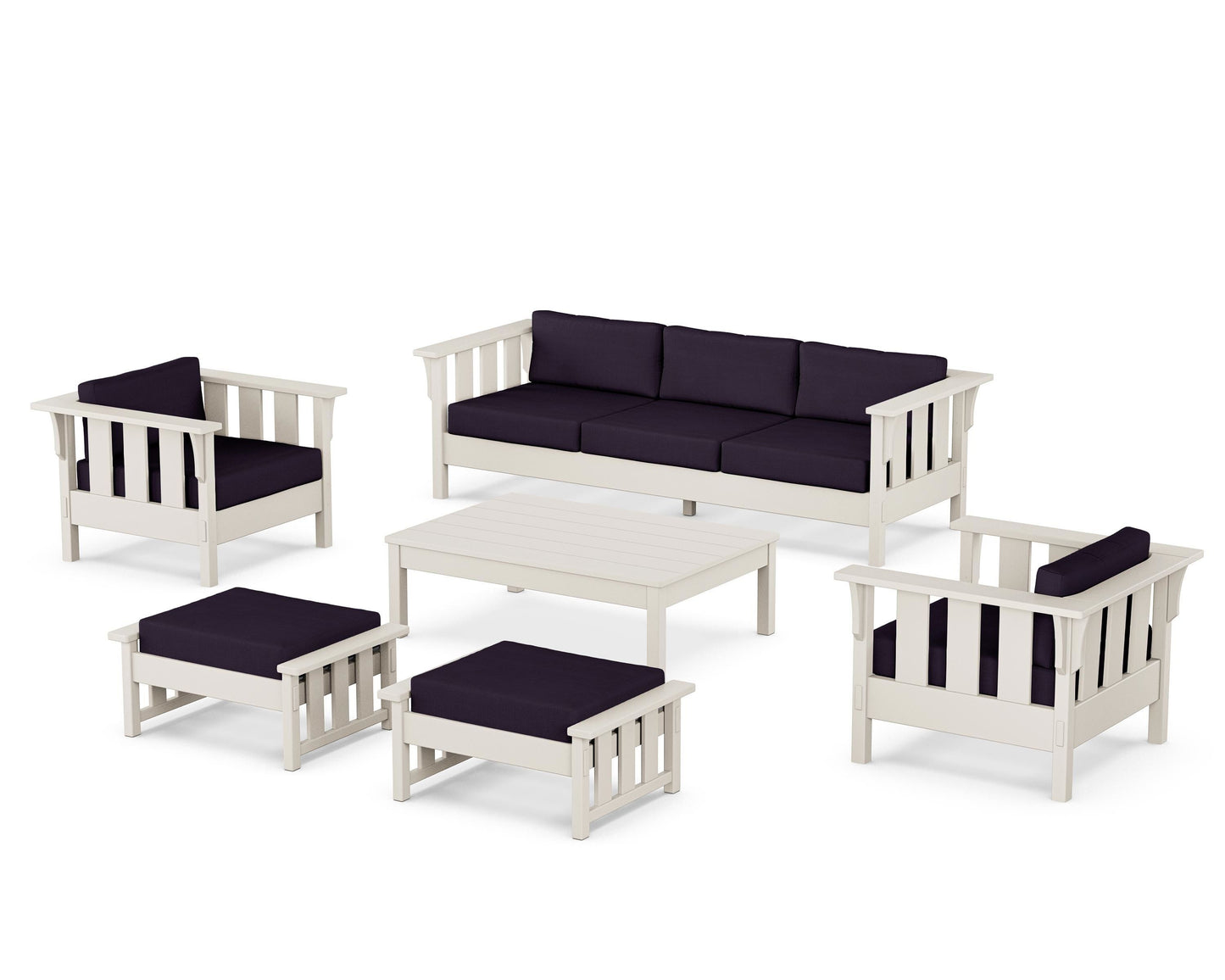 Acadia 6-Piece Lounge Sofa Set