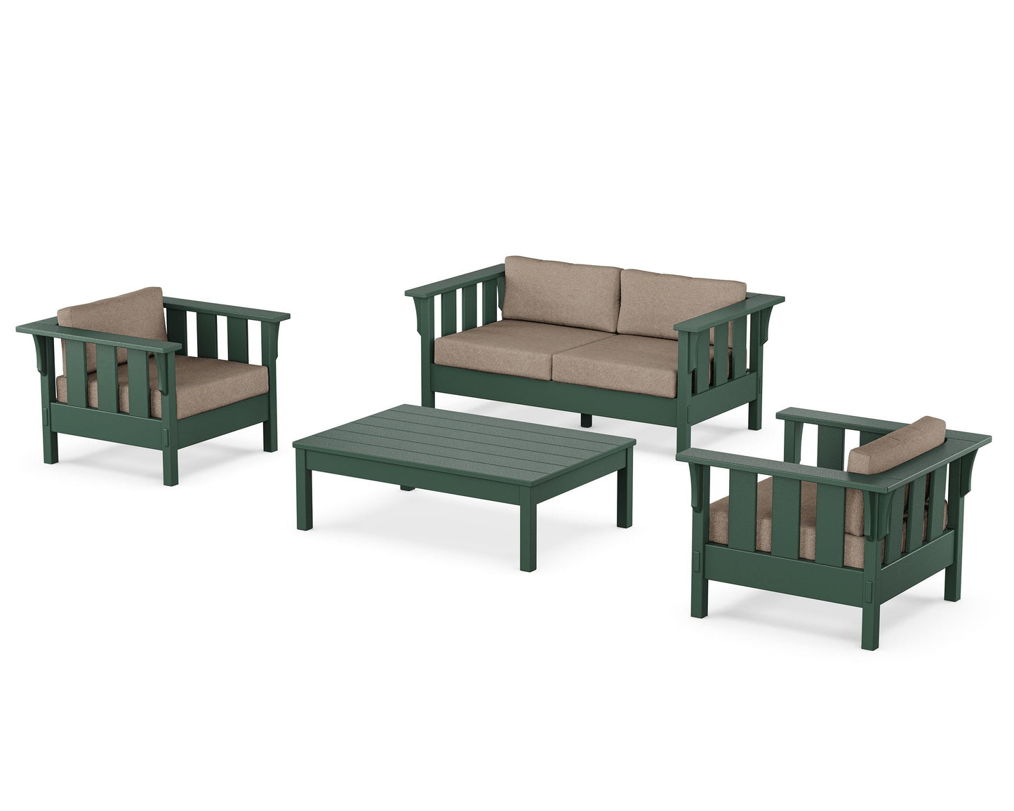 Acadia 4-Piece Deep Seating Set with Loveseat