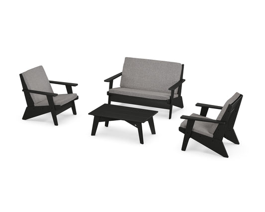 Riviera Modern Lounge 4-Piece Set