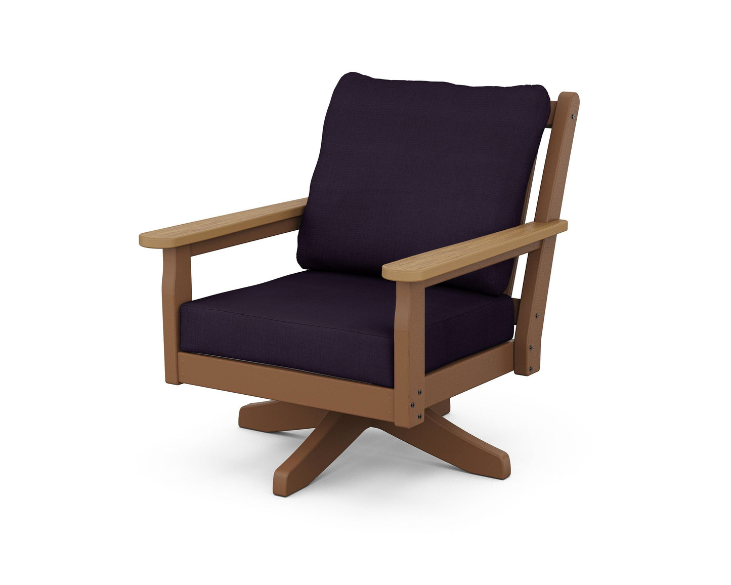 Chippendale Deep Seating Swivel Chair