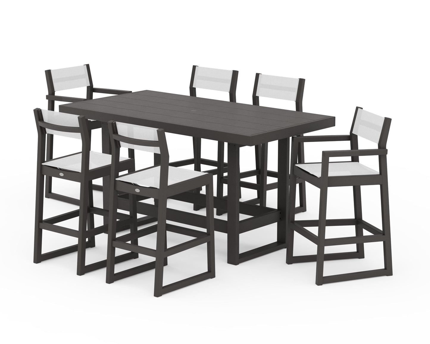 EDGE Sling 7-Piece Bar Table Set