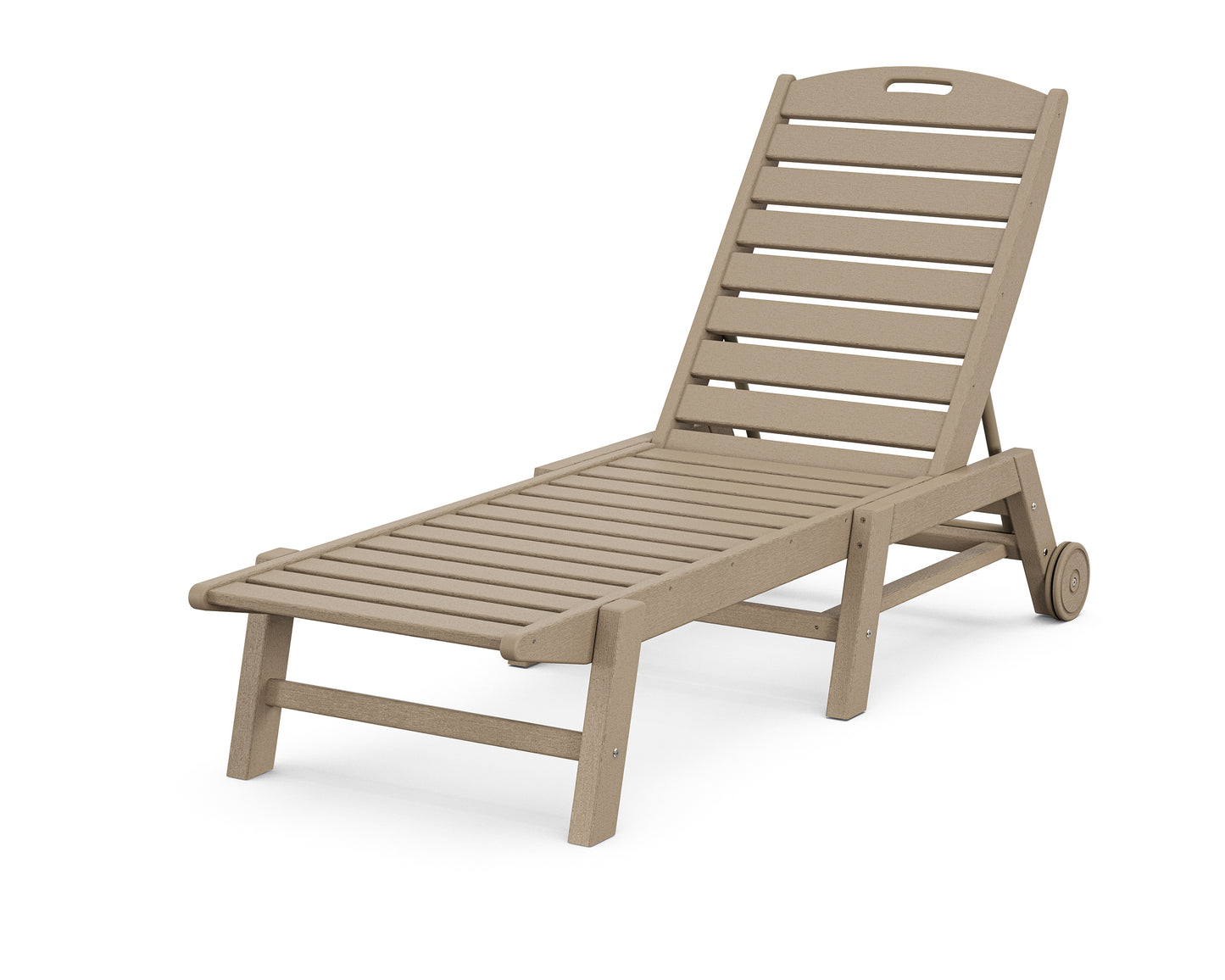 Nautical Chaise with Wheels