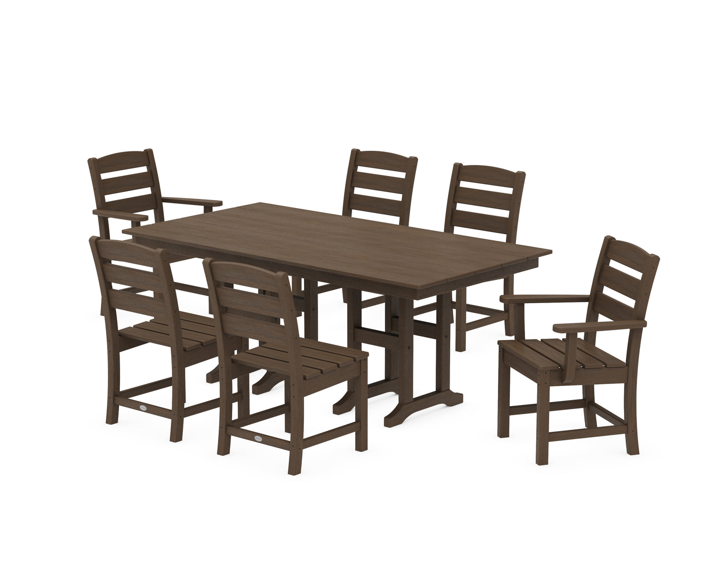 Lakeside 7-Piece Farmhouse Dining Set