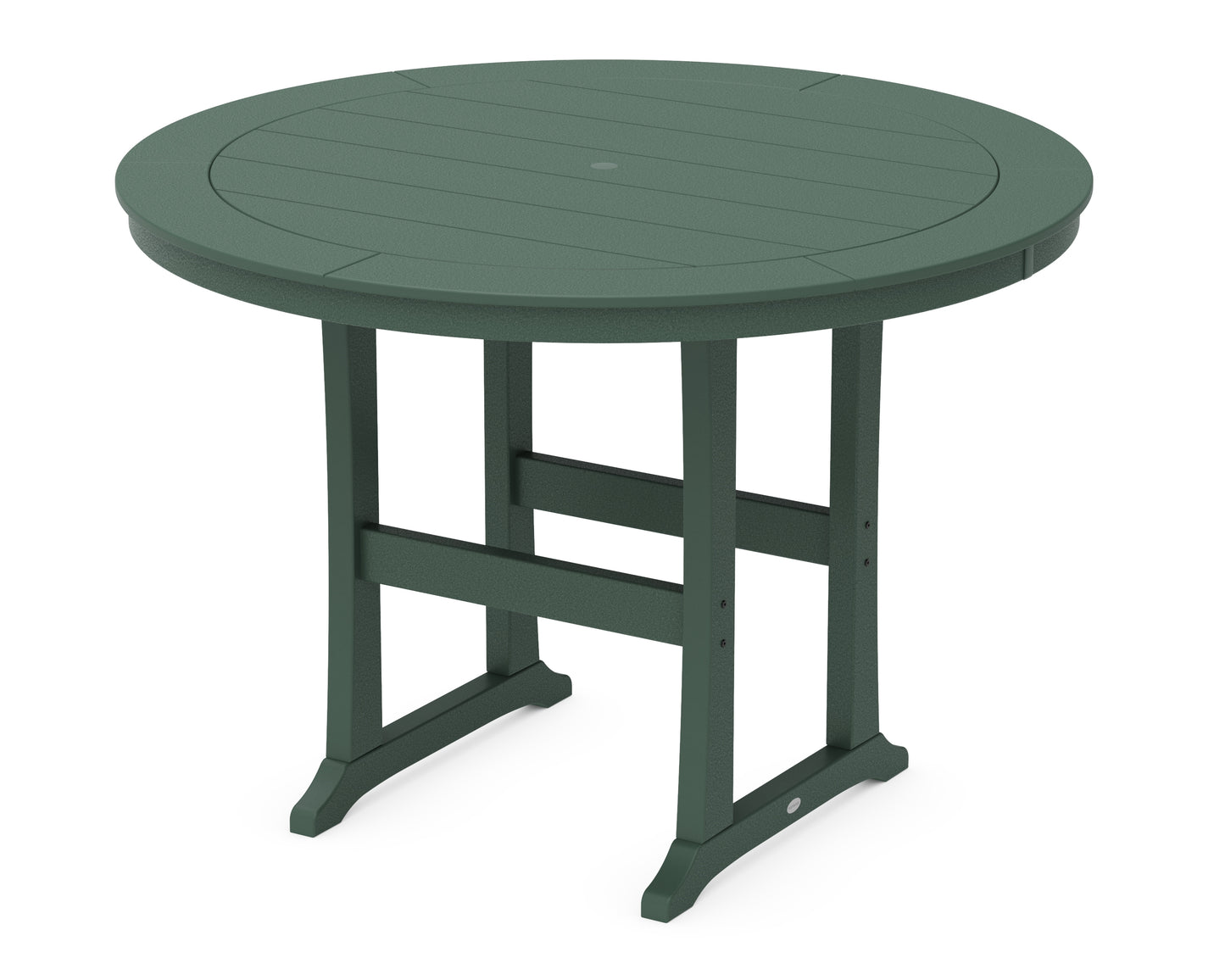 Nautical Trestle 60" Round Bar Table