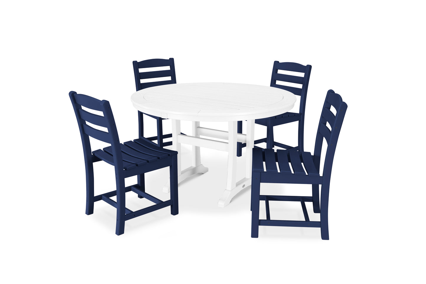 La Casa Caf‚ 5-Piece Side Chair Dining Set